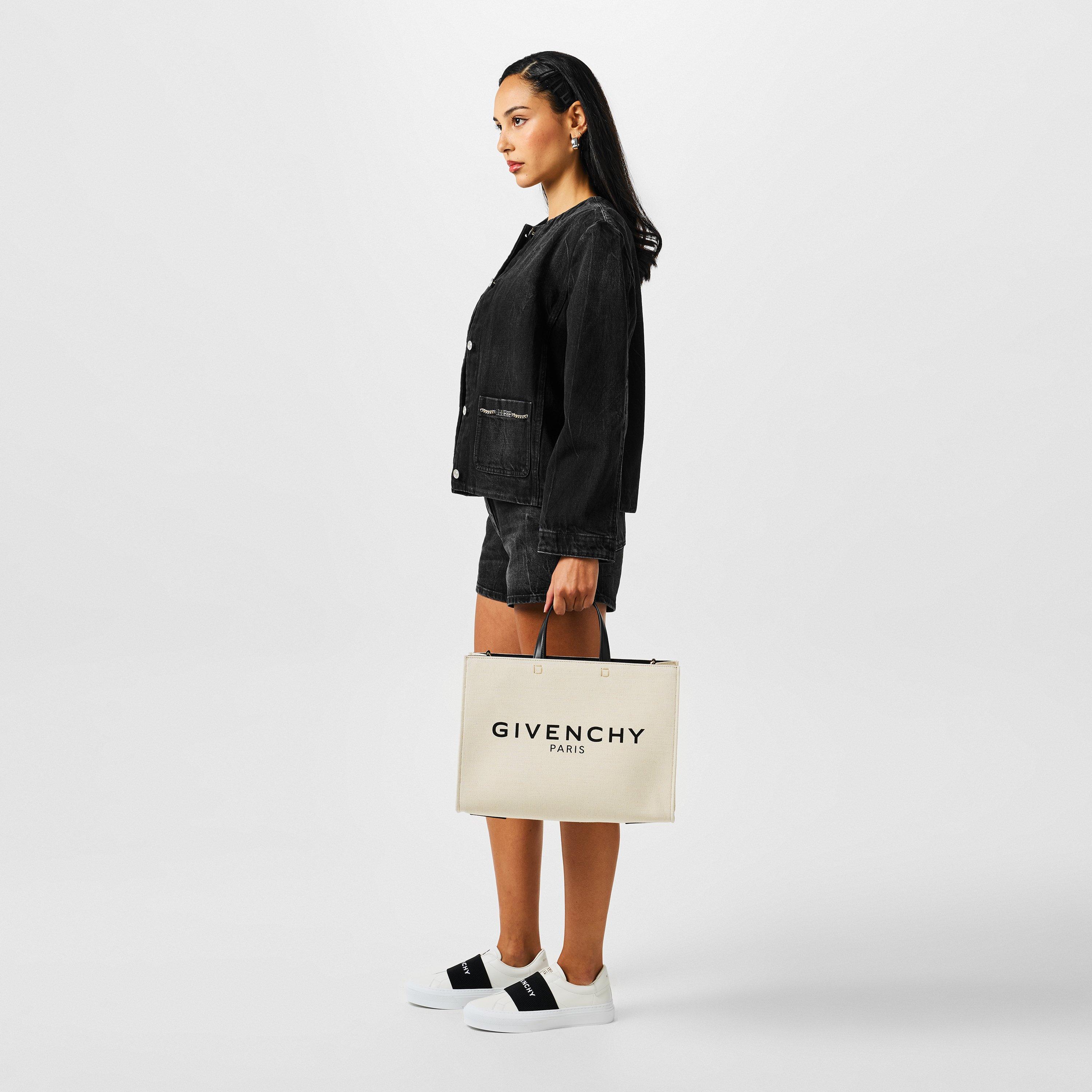 White Black - GIVENCHY - Women'S City Sport Calfskin Leather Trainers - 7