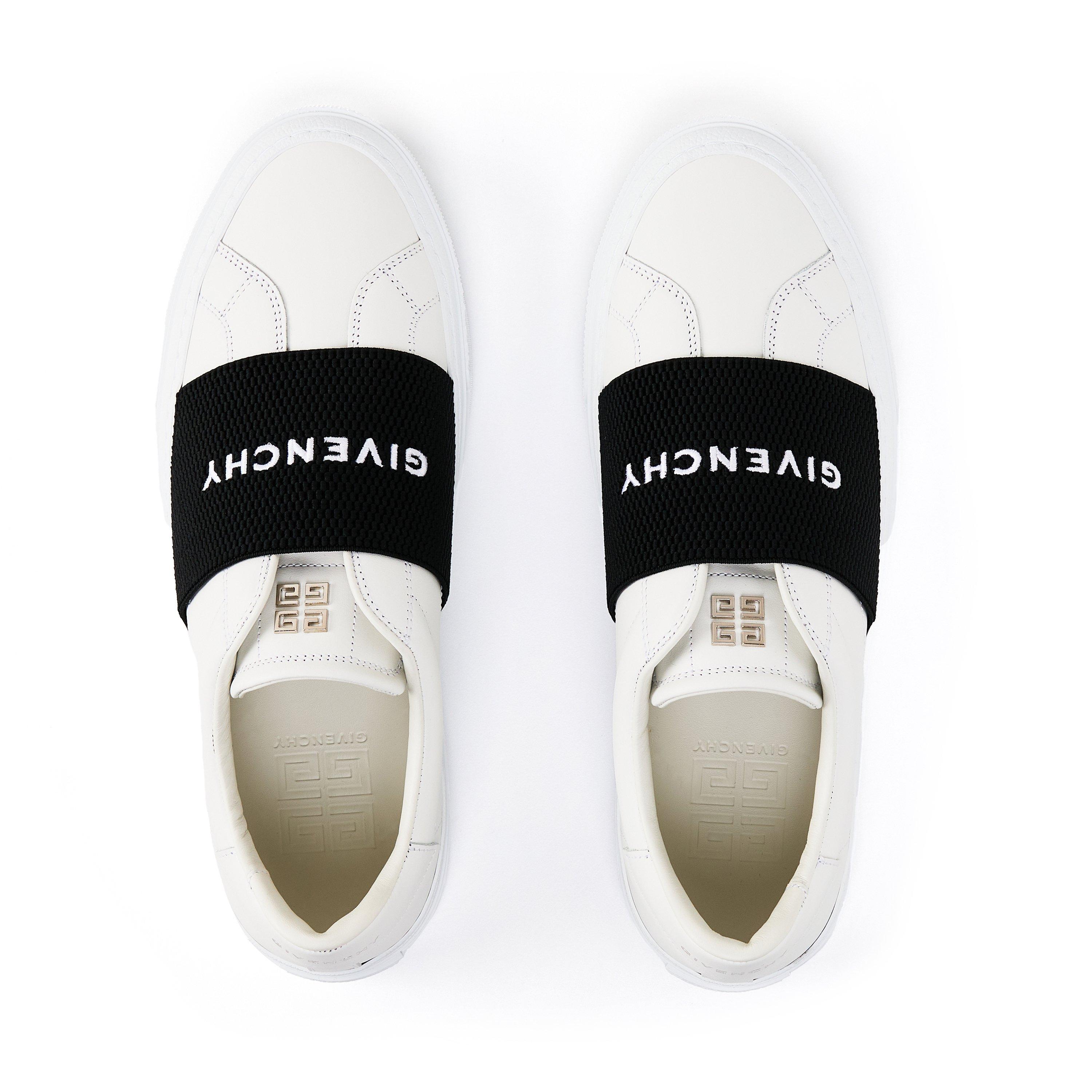 White Black - GIVENCHY - Women'S City Sport Calfskin Leather Trainers - 6