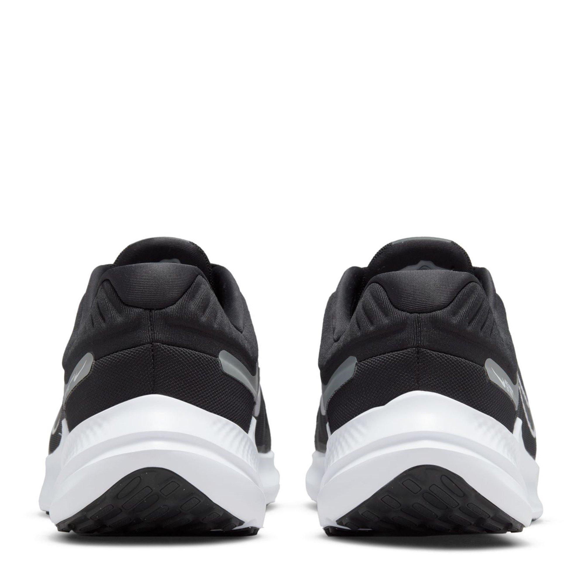 Blk/Wht-S.Grey - Nike - Quest 5 Mens Running Shoes - 4
