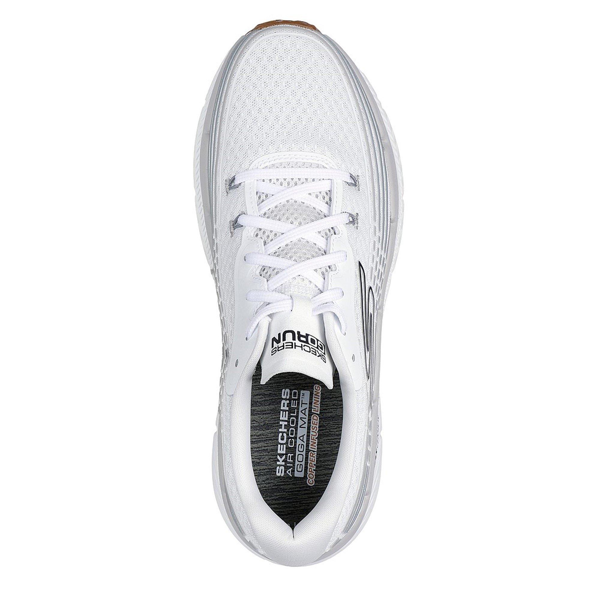 White/Black - Skechers - Max Cushioning Premier Running Trainers Mens - 5