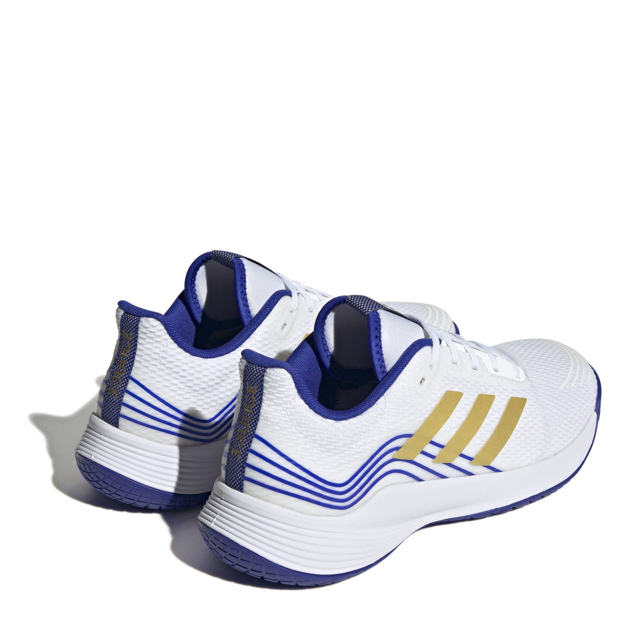 Cloud White / M - adidas - Volleyball Shoes Womens - 4