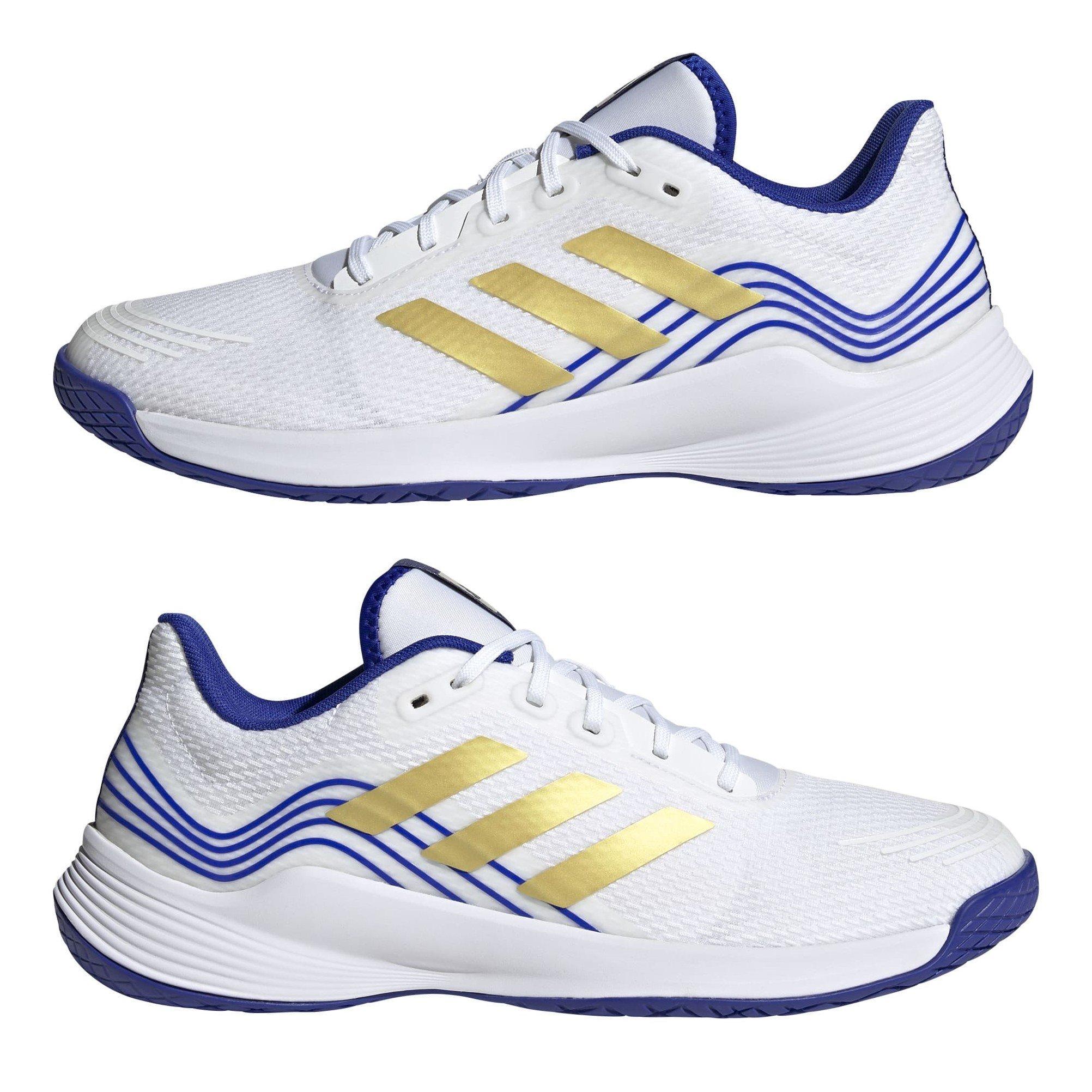 Cloud White / M - adidas - Volleyball Shoes Womens - 9