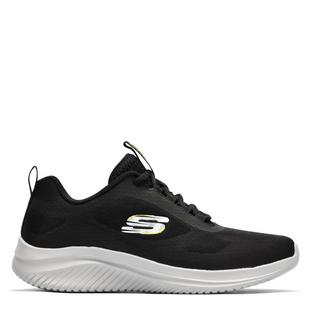 Black/Lime - Skechers - Ultra Flex 3 Mens Shoes - 1