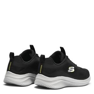 Black/Lime - Skechers - Ultra Flex 3 Mens Shoes - 6