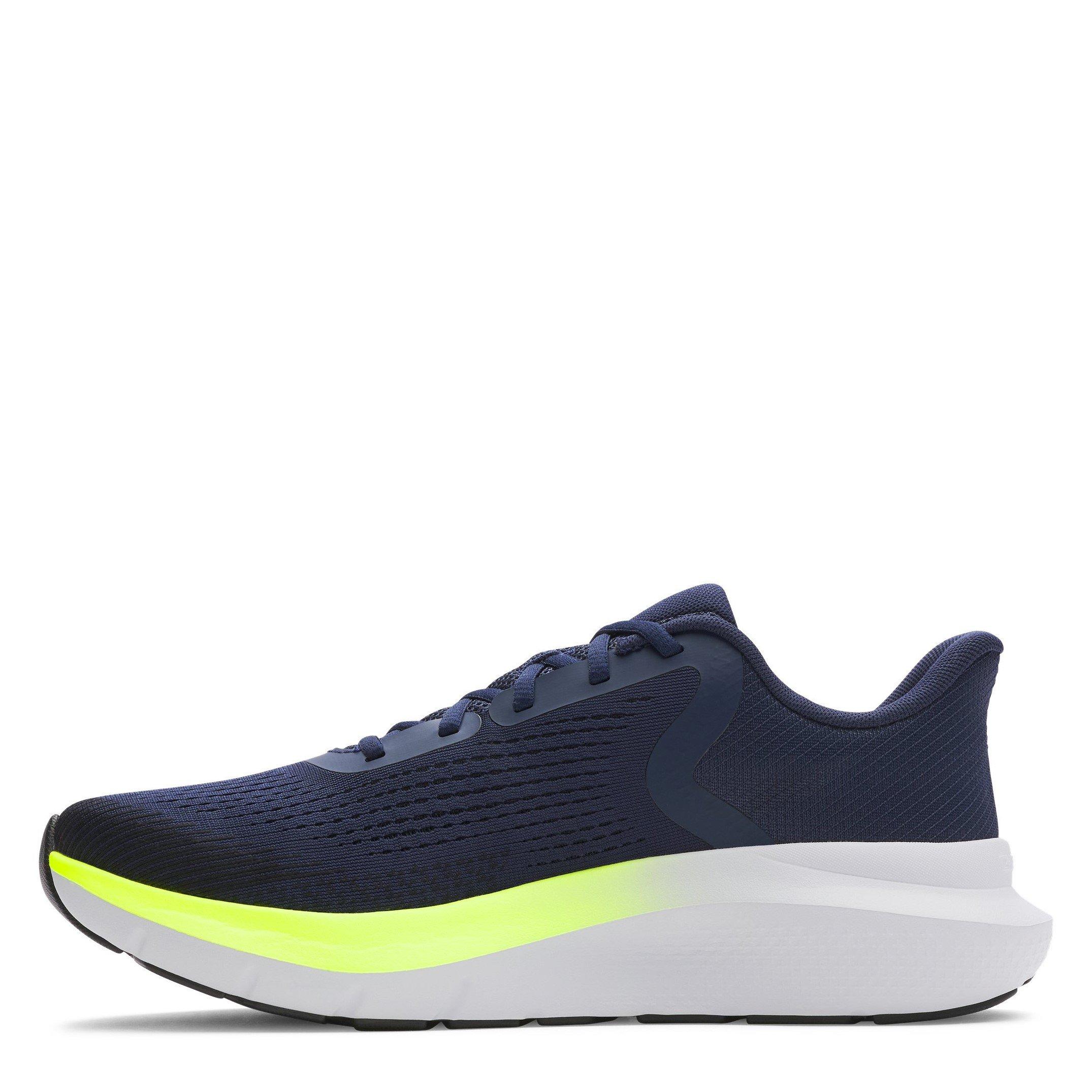 Navy/Yellow/Blk - Under Armour - Charged Rogue 5 Mens Shoes - 2