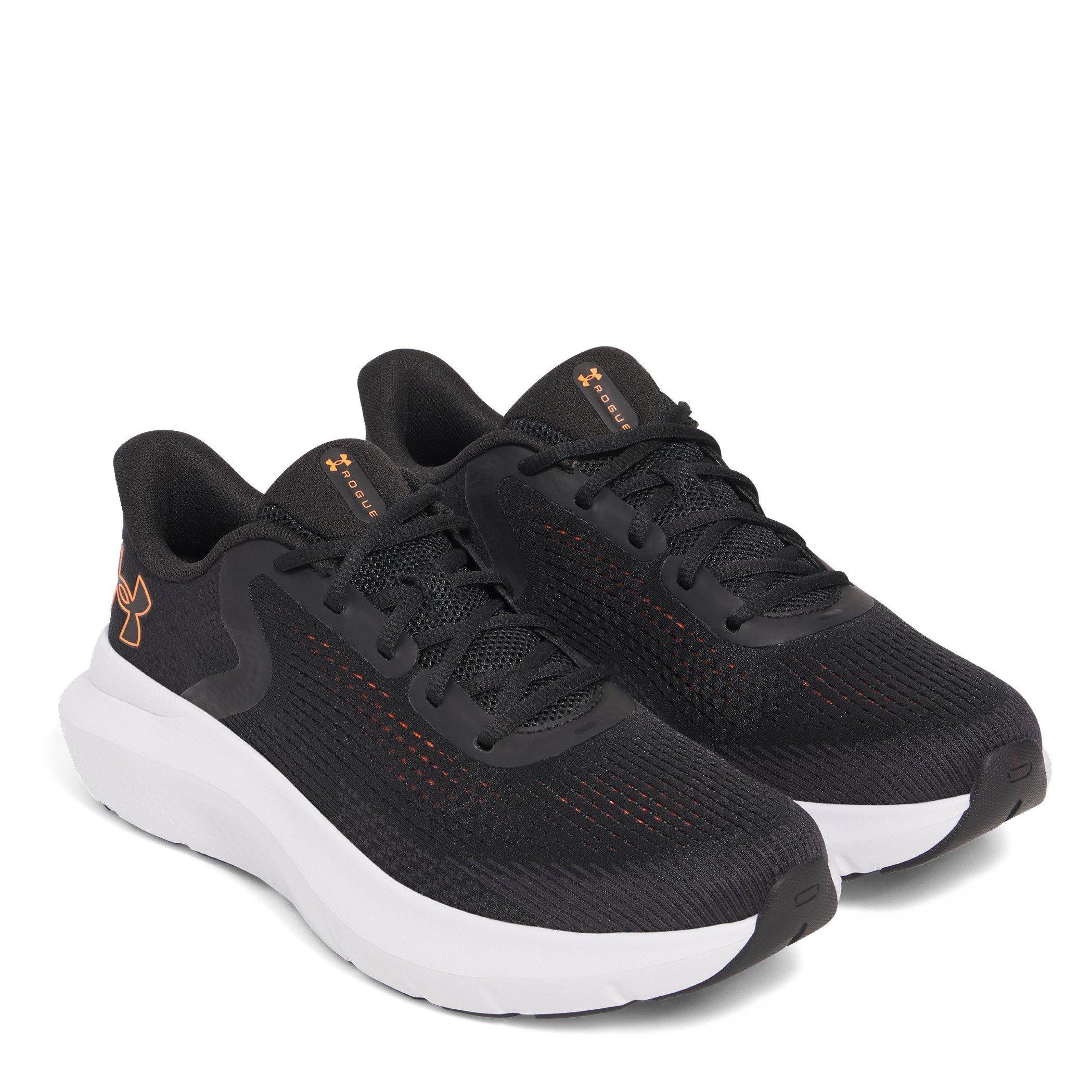 Blk/Blaze Orng - Under Armour - Charged Rogue 5 Mens Shoes - 5
