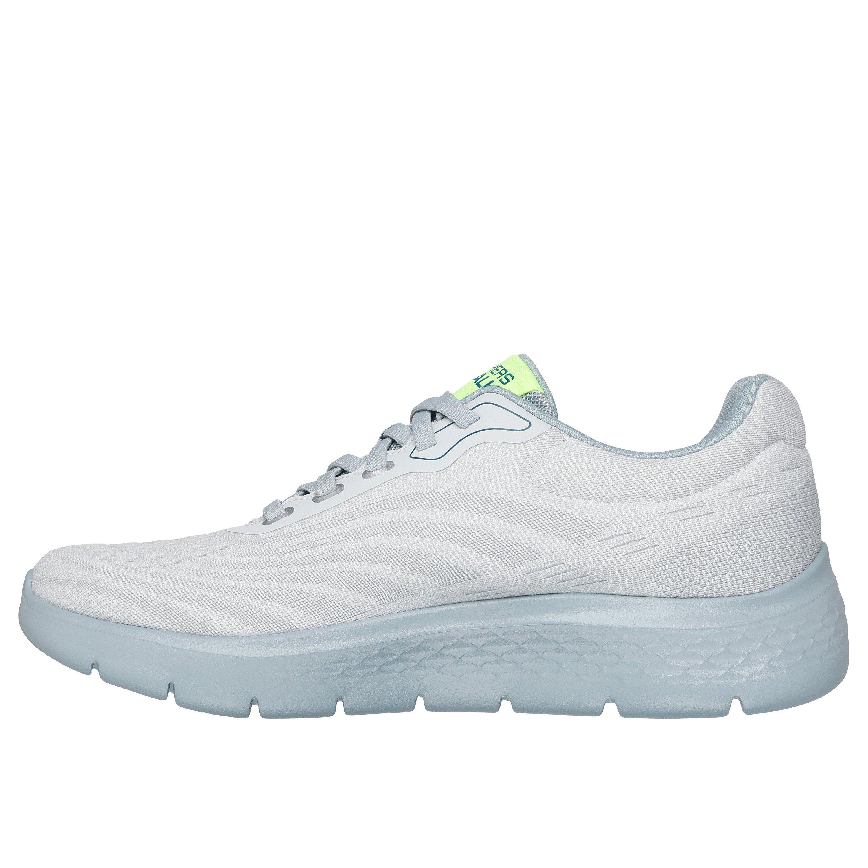 Wht & Gry Tx/Sy - Skechers - Men's Go Walk Flex Runners - 2