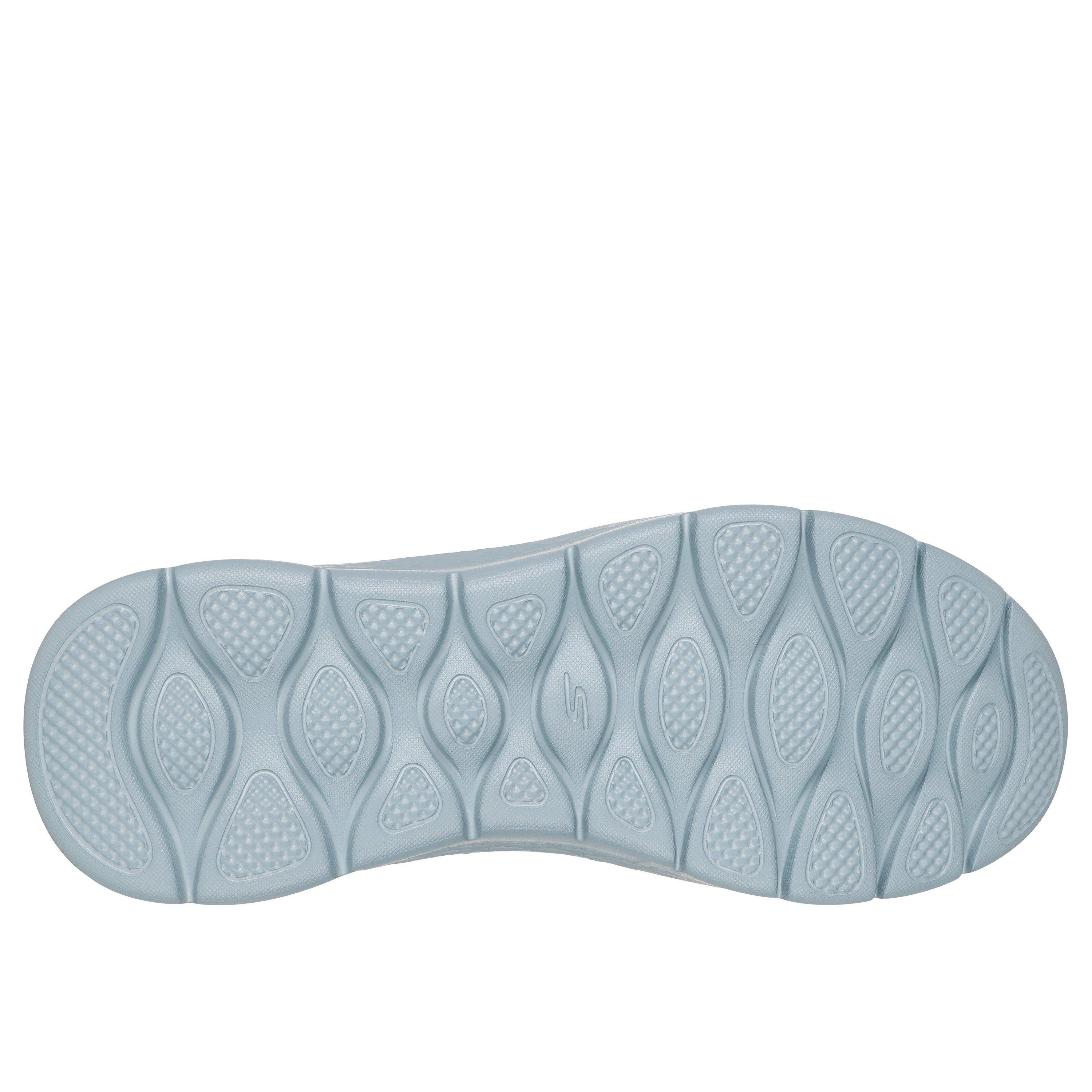 Wht & Gry Tx/Sy - Skechers - Men's Go Walk Flex Runners - 4