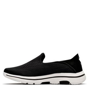 Black/White - Skechers - GO Walk 5 Mens Slip On Shoes - 2