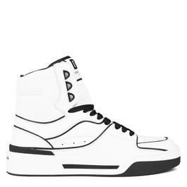 Dolce and Gabbana Pipe High-Top Sneakers