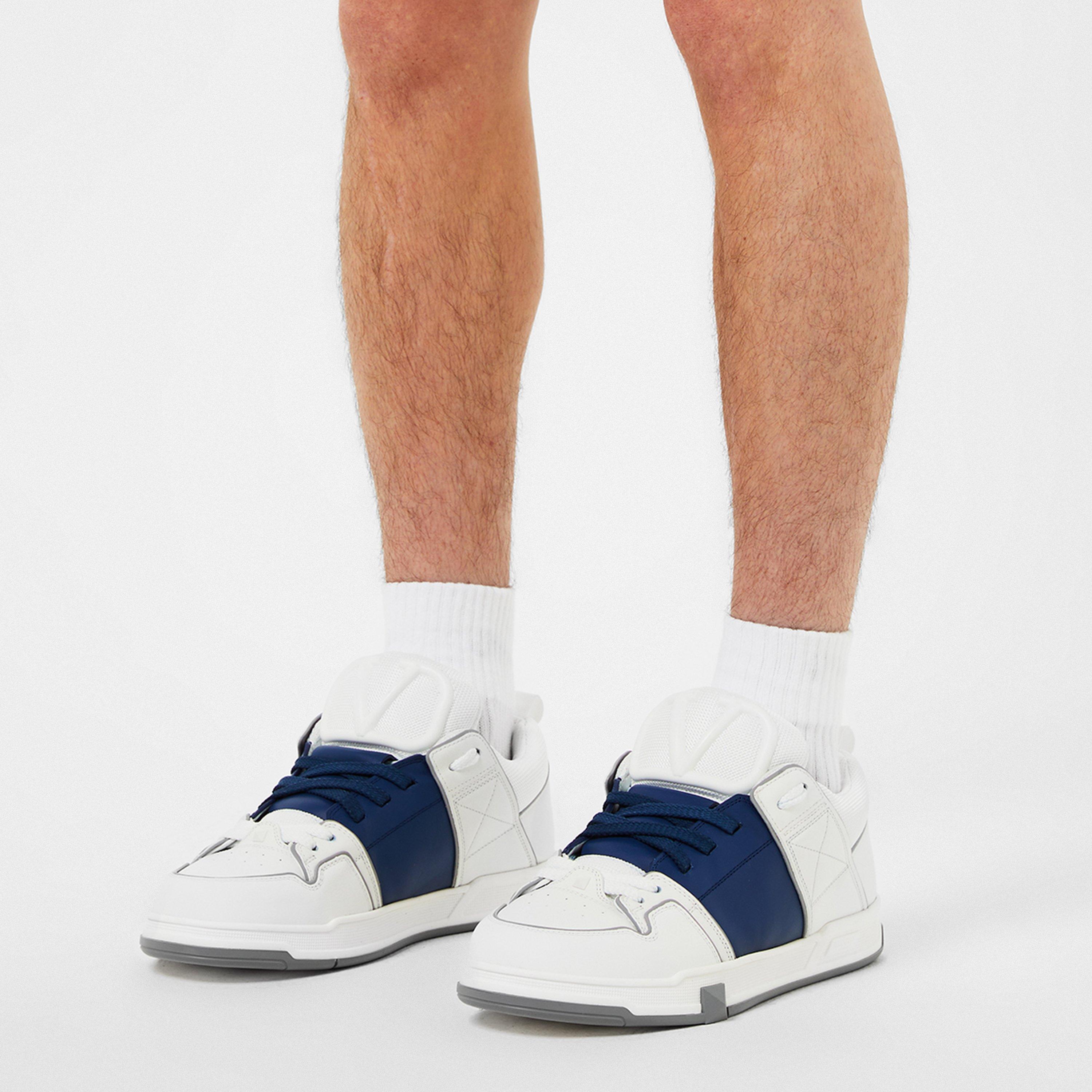 Wht/Blu 6TT - Valentino Garavani - Open Skate Low Trainers - 3