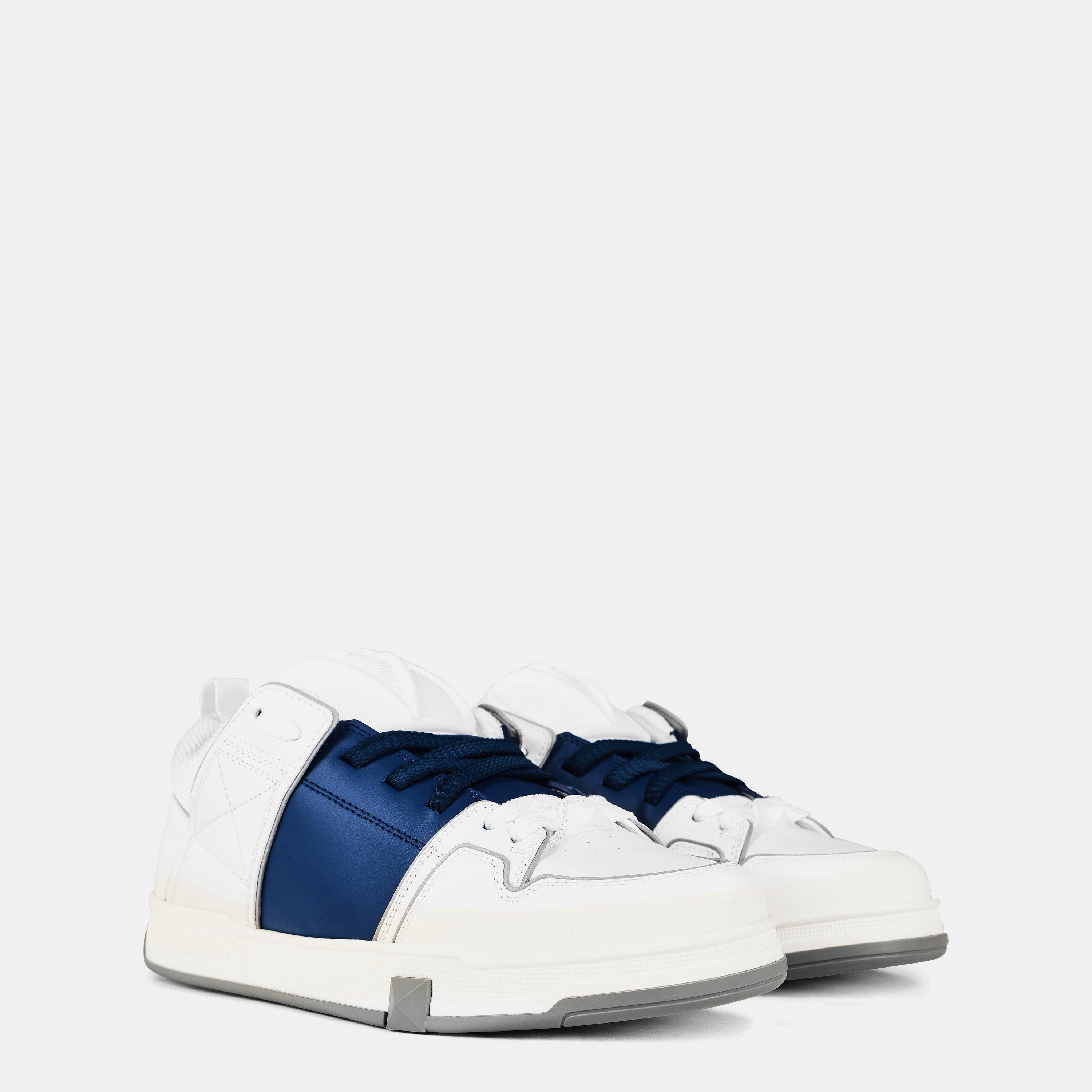 Wht/Blu 6TT - Valentino Garavani - Open Skate Low Trainers - 4