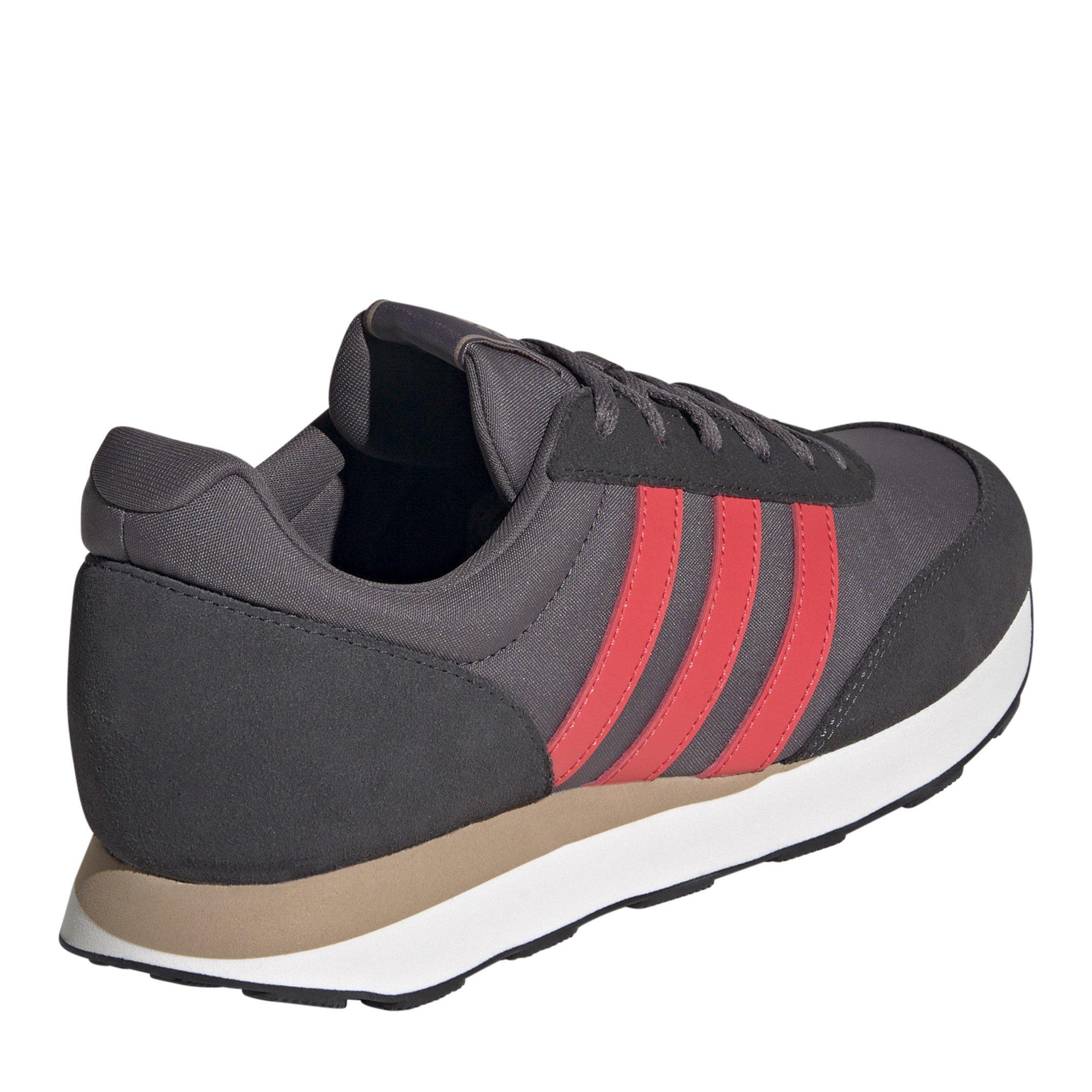 adidas Run 60s 3.0 Grey Strata Semi Lucid Red Carbon — foto 3