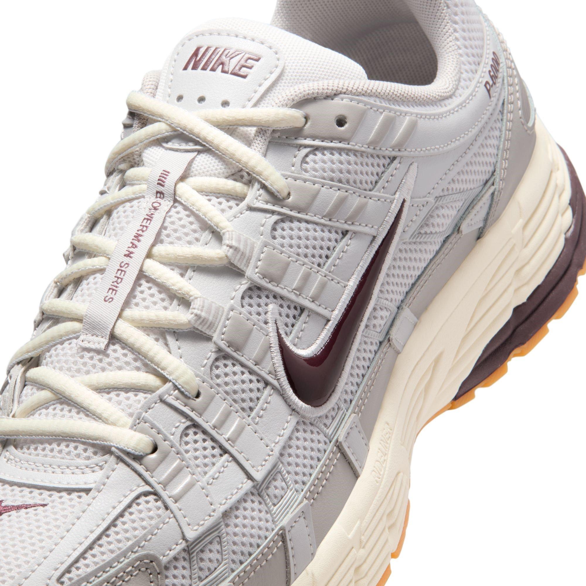 Gris/Borgoña - Nike - Nike P-6000 Trainers Mens - 7