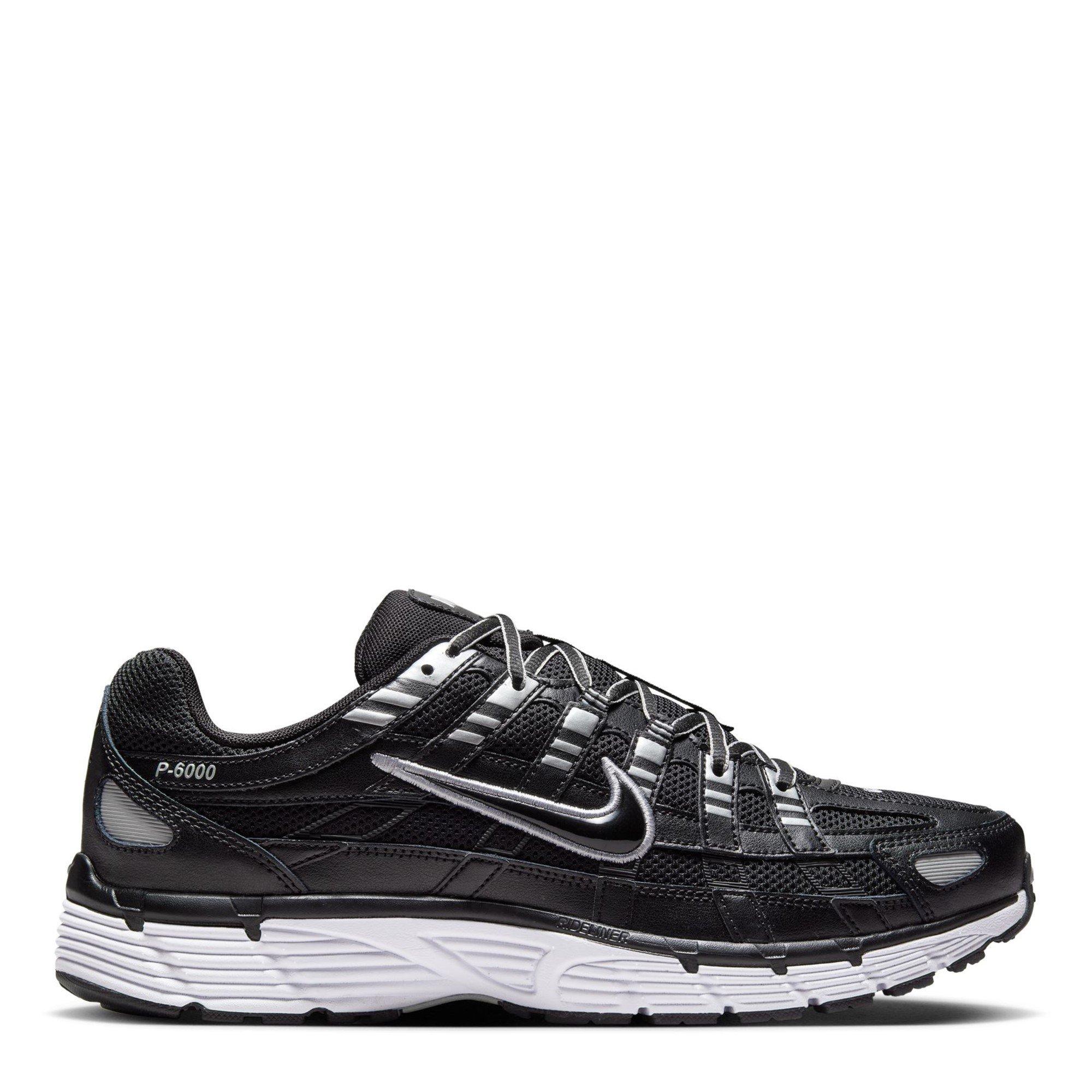 Nike Men's P-6000 Trainers - Blk/Wht/Sil - 6 (39)