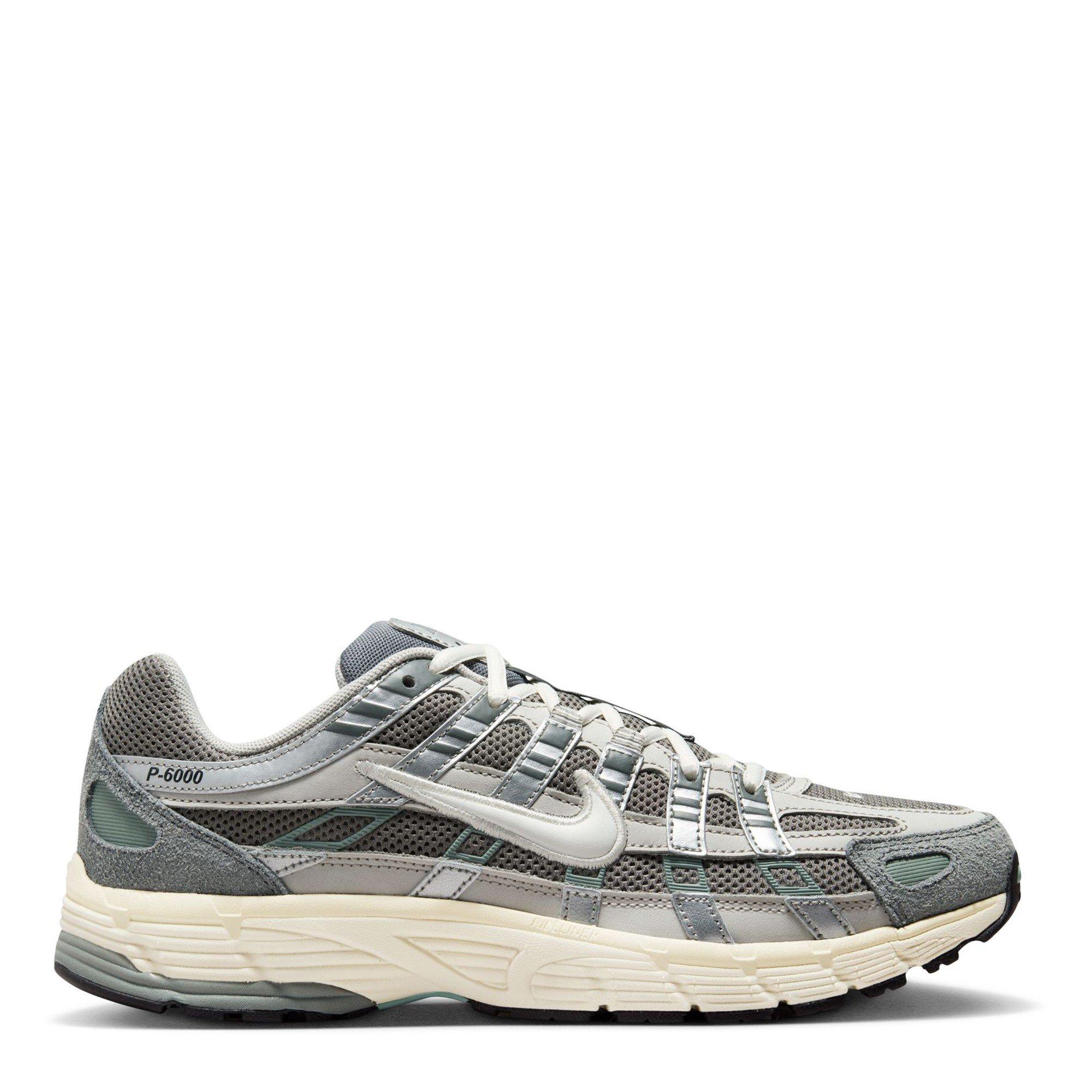 Nike P-6000 Trainers Mens - Pewter/Silver - Size 9.5 (44.5)