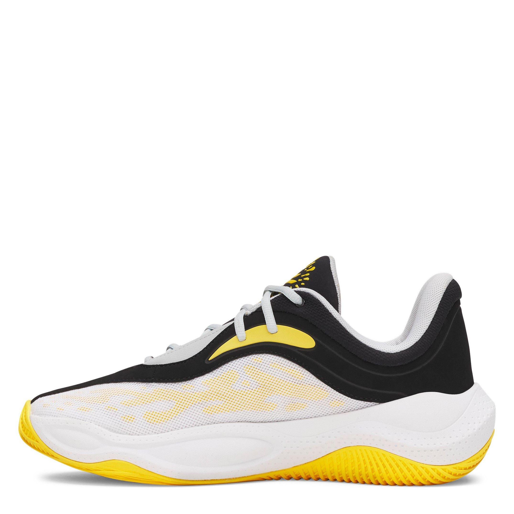 Black/Wht/Taxi - Under Armour - Curry Splash 25 Basketball Trainers Adults - 2