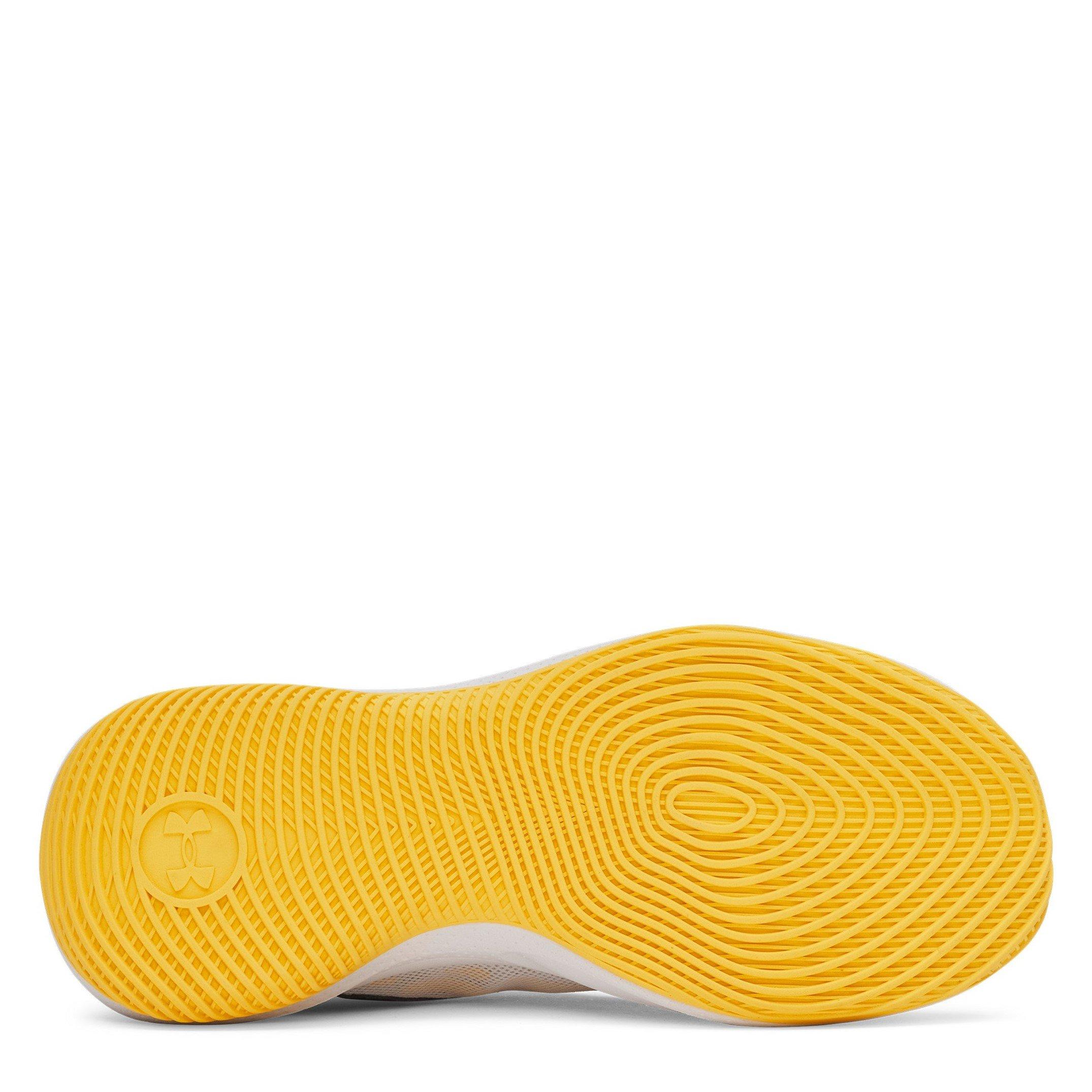 Black/Wht/Taxi - Under Armour - Curry Splash 25 Basketball Trainers Adults - 3