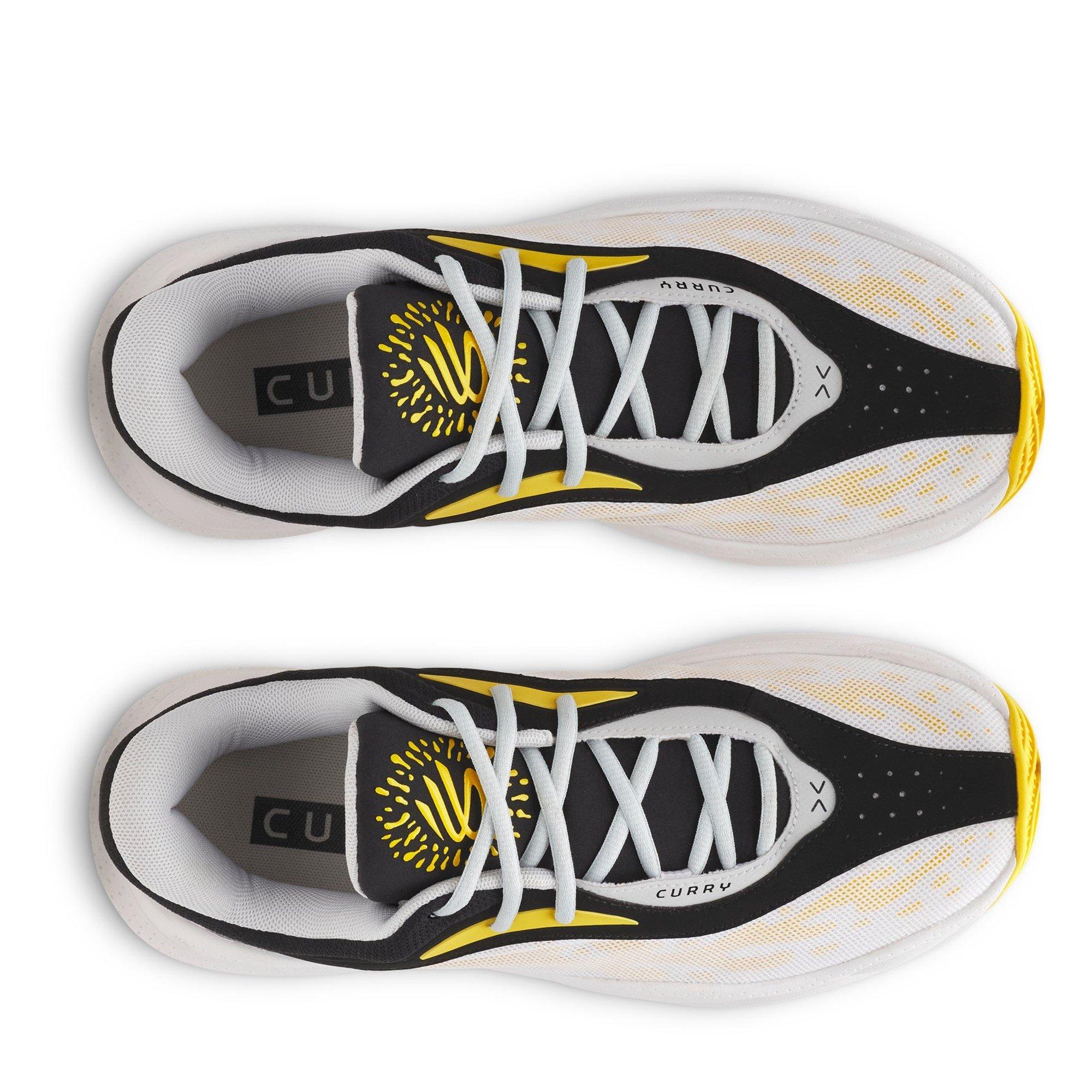 Black/Wht/Taxi - Under Armour - Curry Splash 25 Basketball Trainers Adults - 4