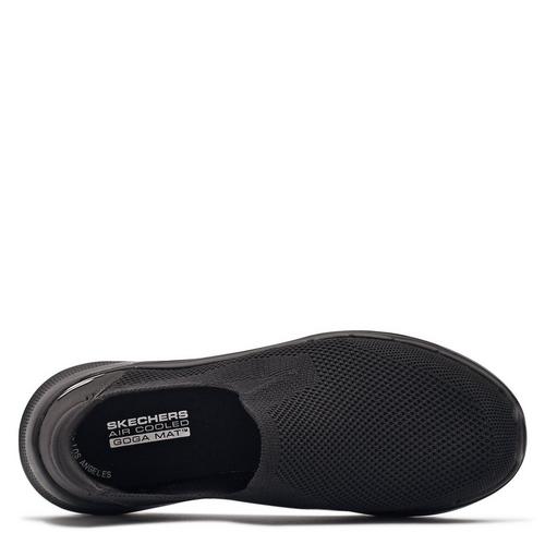 Black - Skechers - GO Walk 6 Mens Slip On Shoes - 3