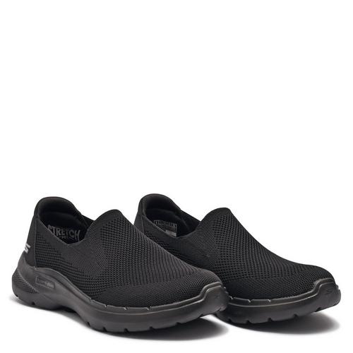 Black - Skechers - GO Walk 6 Mens Slip On Shoes - 5