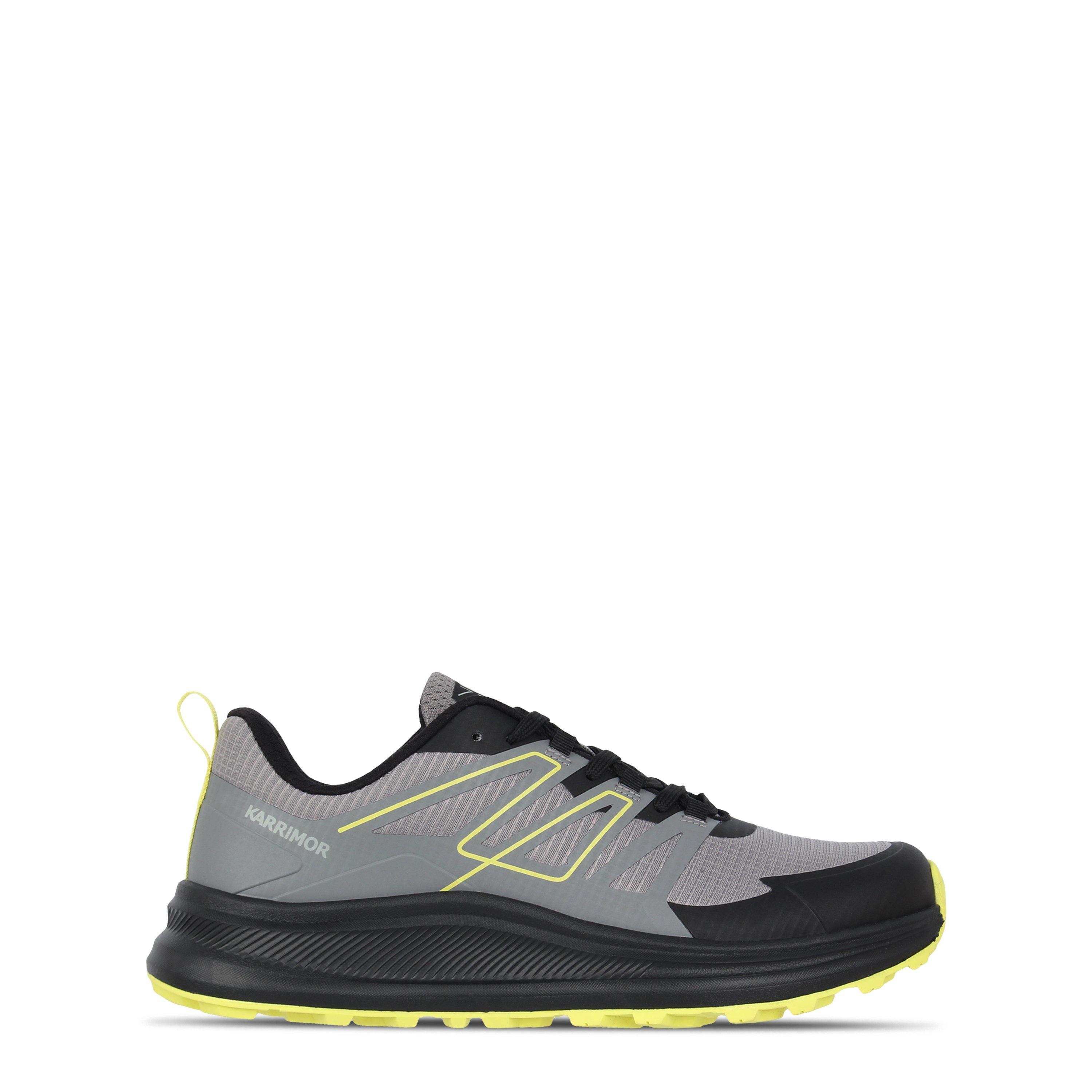 Karrimor Men's Duma Runners - Grey/Blk/Fluo - 7 (41)