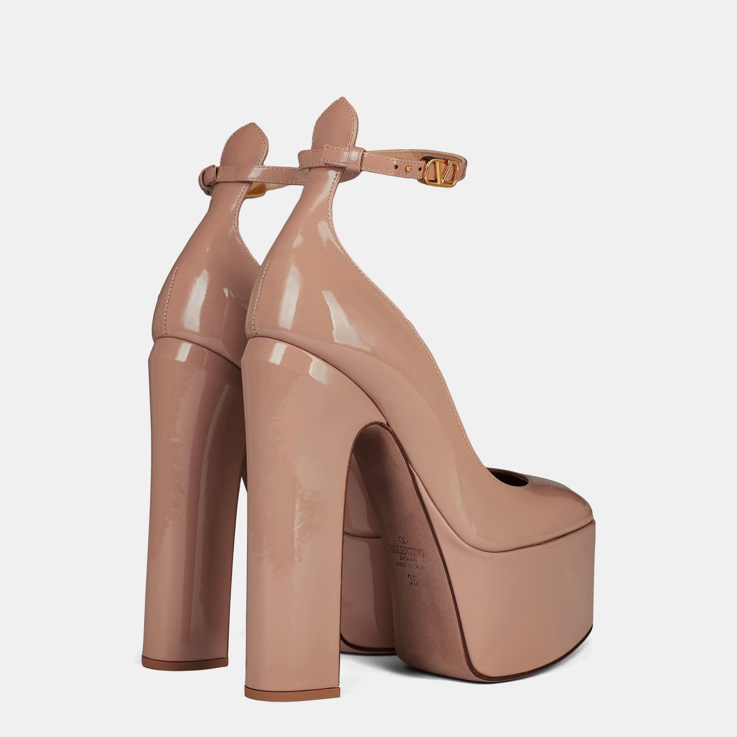 Rose GF9 - Valentino Garavani - Tan-Go Platform Pumps - 5
