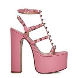 Valentino Garavani Rockstud Caged Platform Sandals