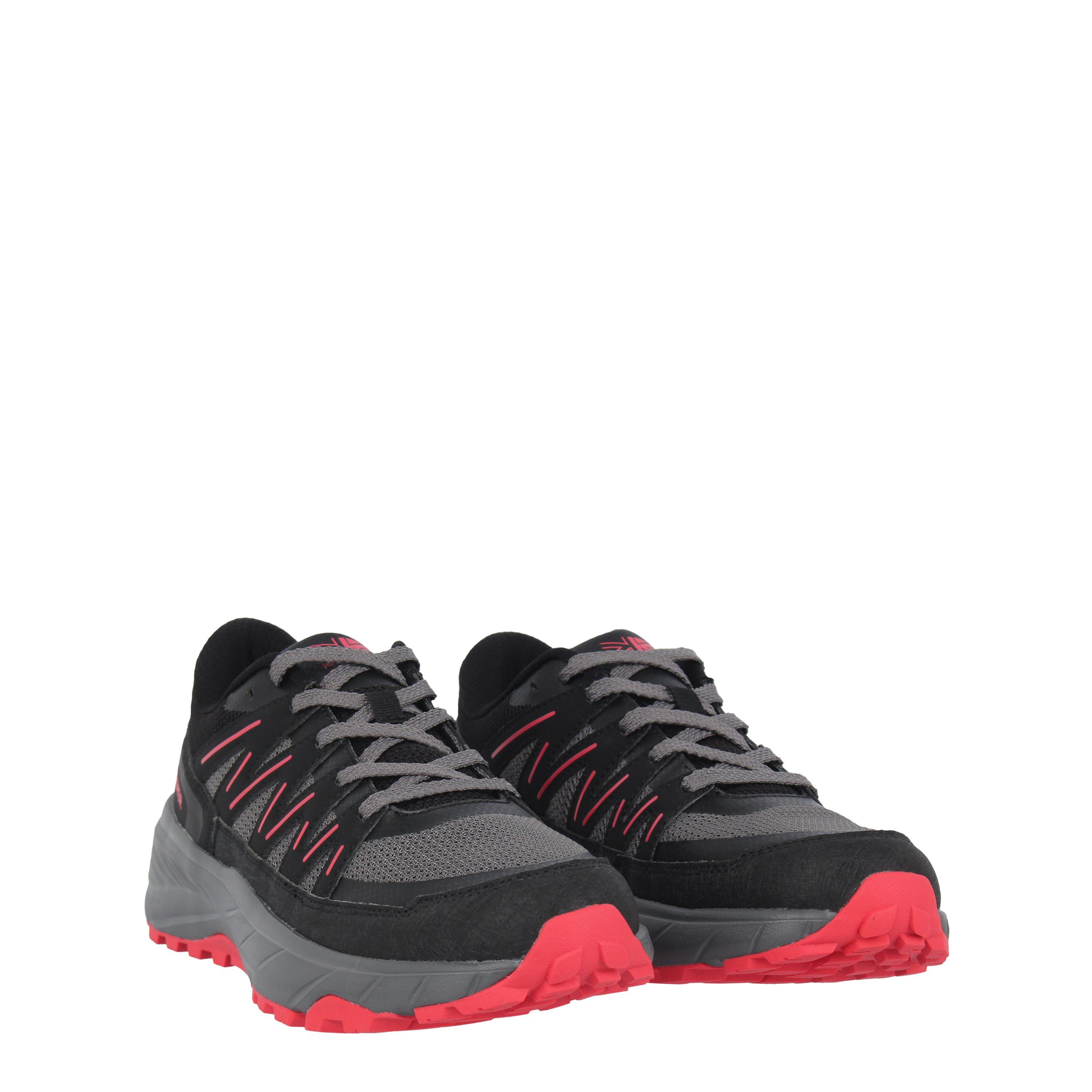 Black/Grey/Red - Karrimor - Caracal Trail Trainers Mens - 3
