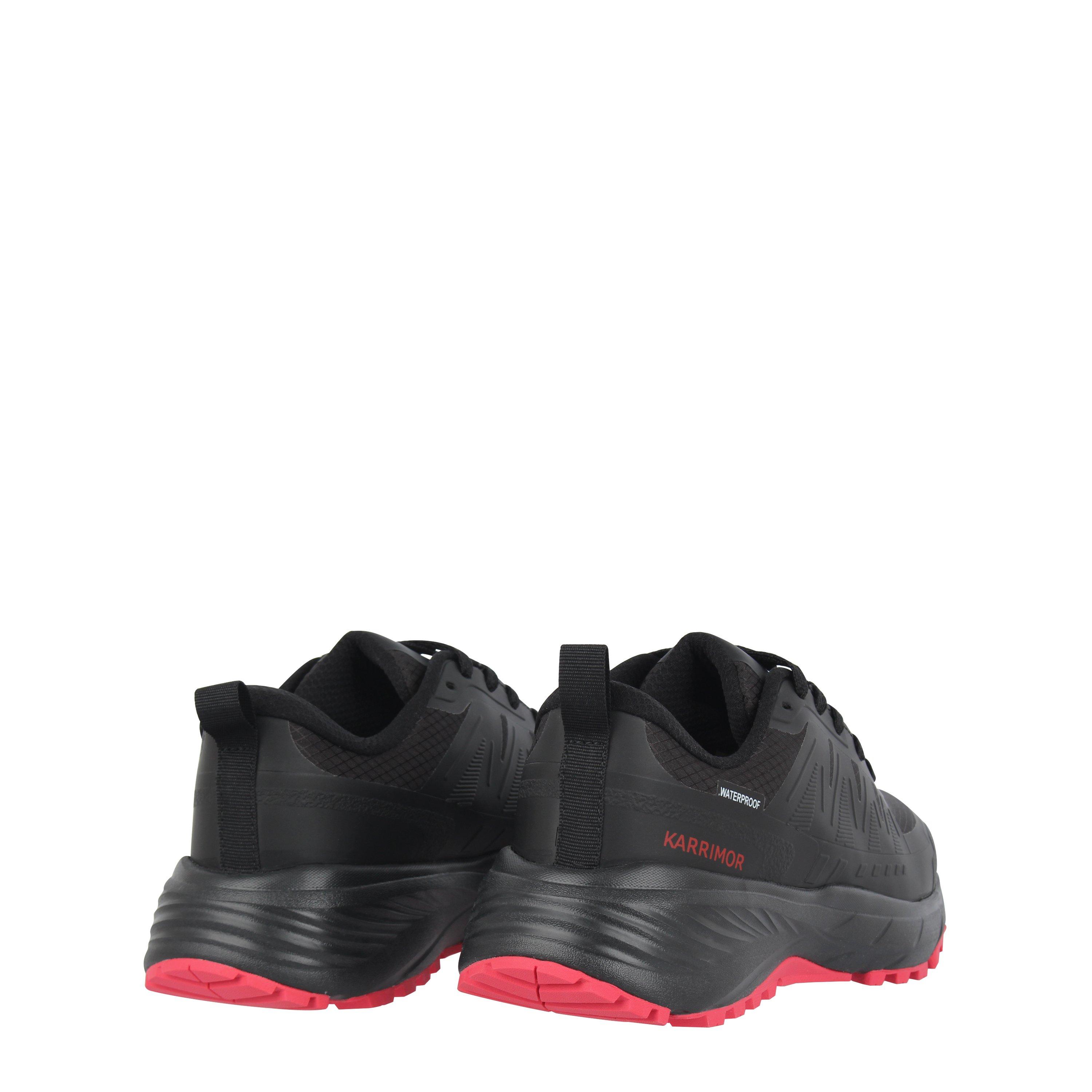 Schwarz/Rot - Karrimor - Caracal Waterproof Mens Trainers - 4