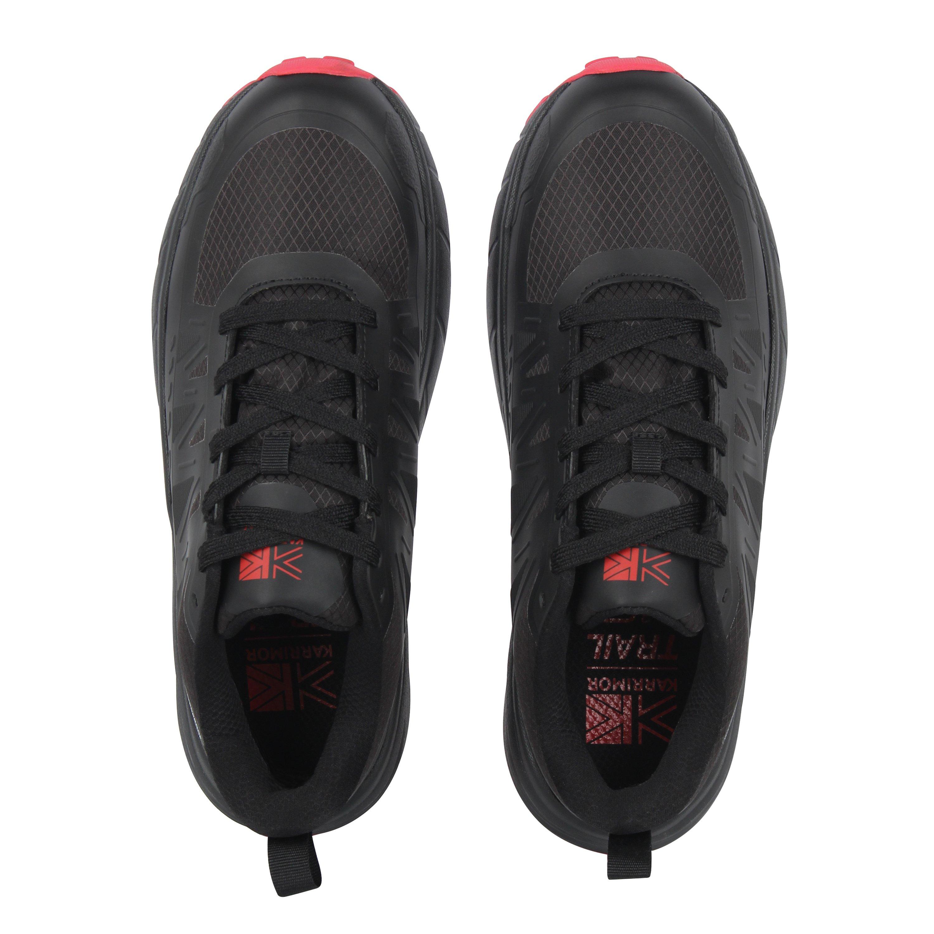 Schwarz/Rot - Karrimor - Caracal Waterproof Mens Trainers - 5