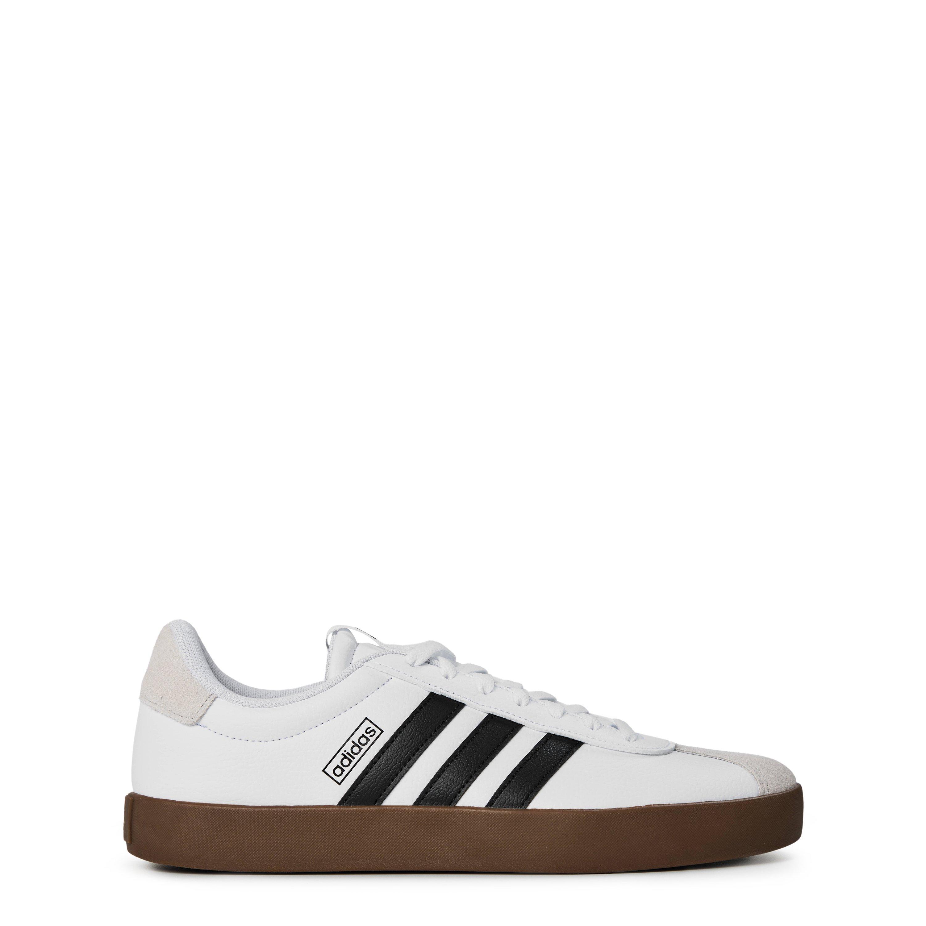 Adidas Men's Vl Court 3.0 Shoes - White/Black - 8.5 (42.7)