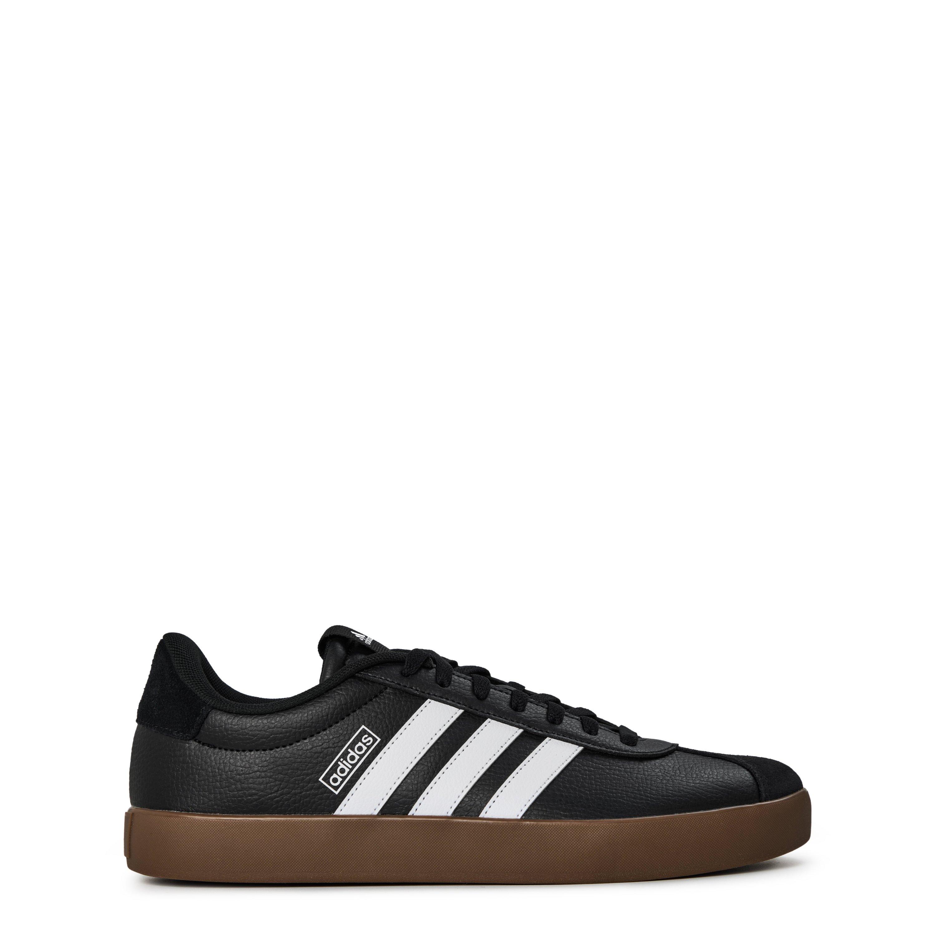 Adidas Men's Vl Court 3.0 Shoes - Black/White - 8.5 (42.7)