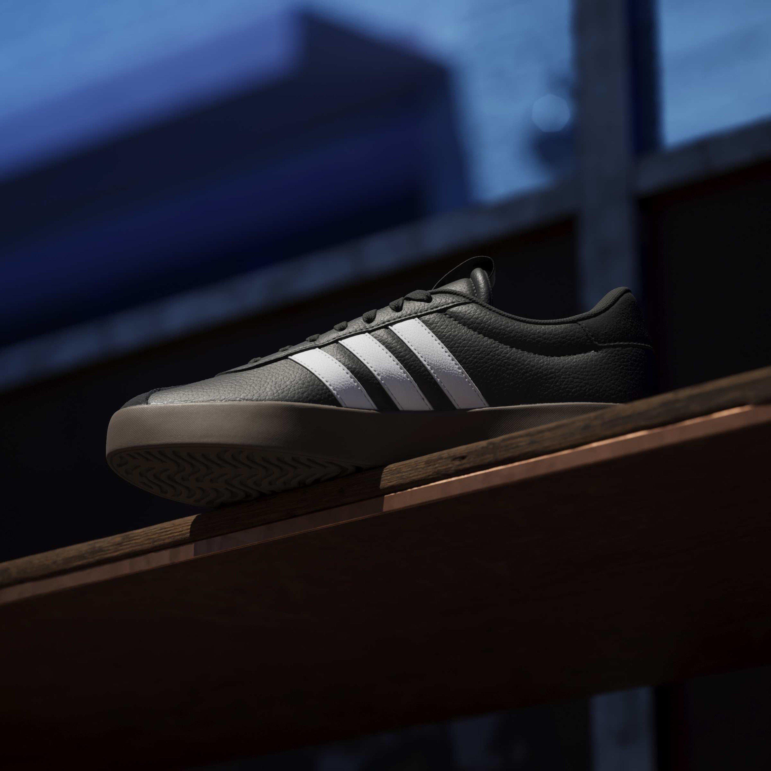 Negro/Blanco - adidas - VL Court 3.0 Shoes Mens - 13