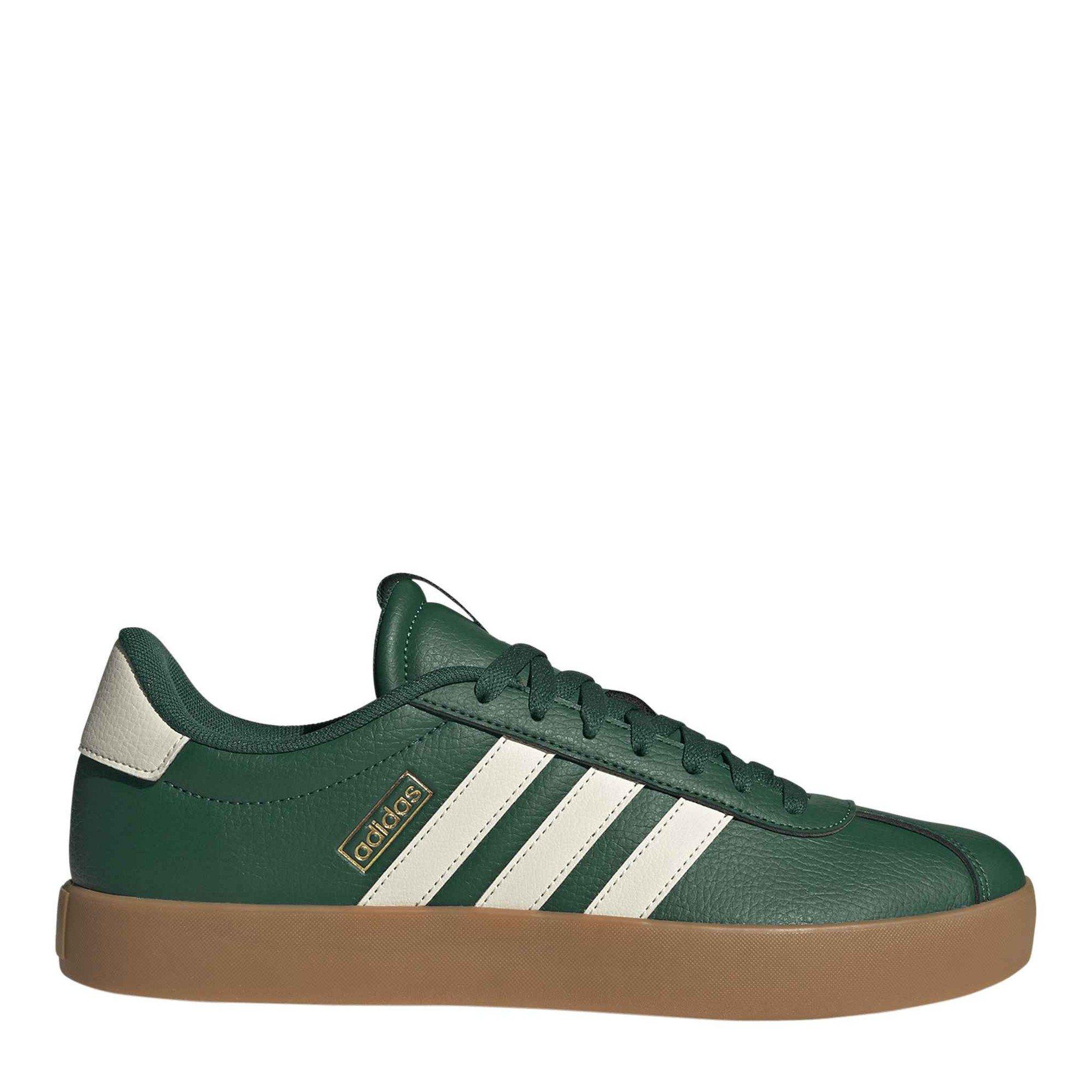 Adidas Men's Vl Court 3.0 Shoes - Green/White - 8 (42)