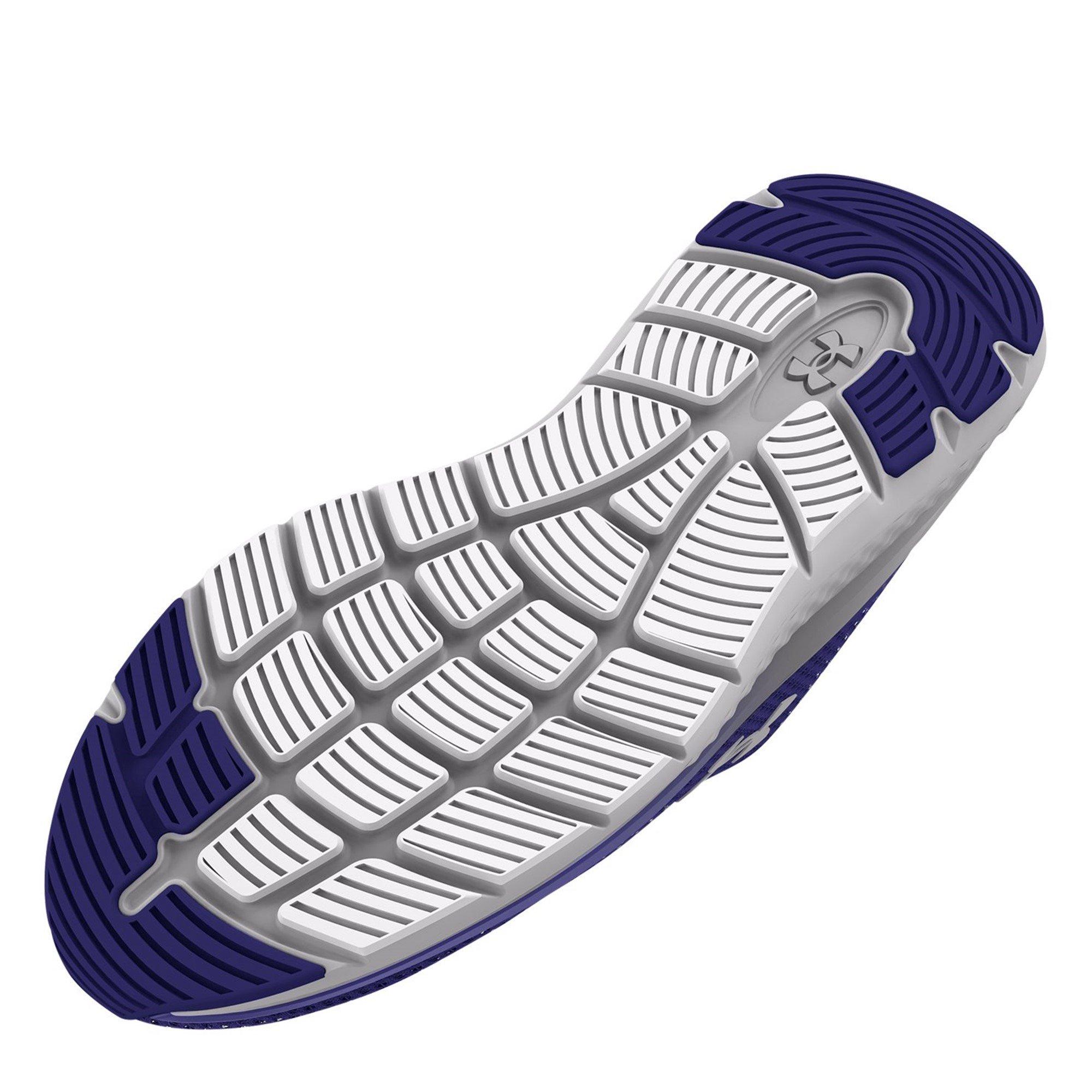 Blue/Blk/Gray - Under Armour - Charged impulse 3 Mens Running Shoes - 3