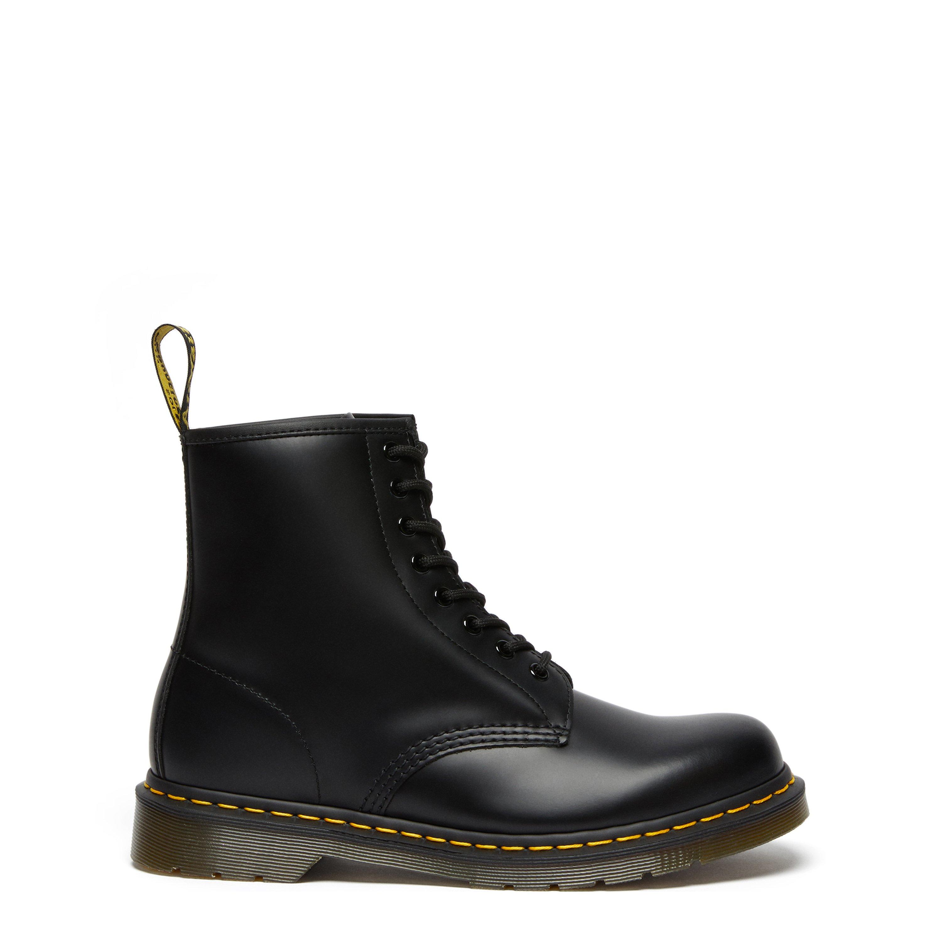 Black Smooth - Dr Martens - 1460 Leather Lace-up Boots - 1