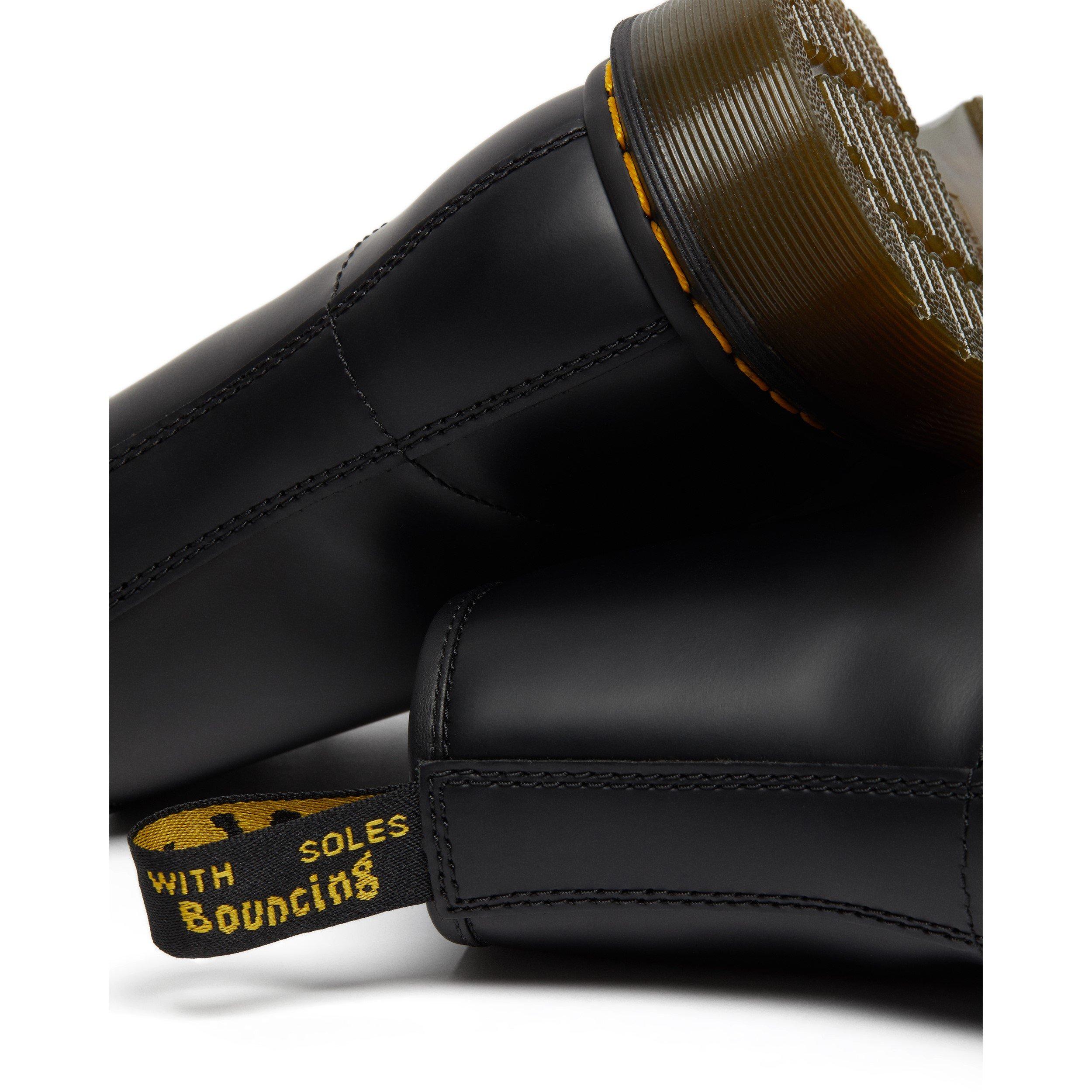 Black Smooth - Dr Martens - 1460 Leather Lace-up Boots - 7