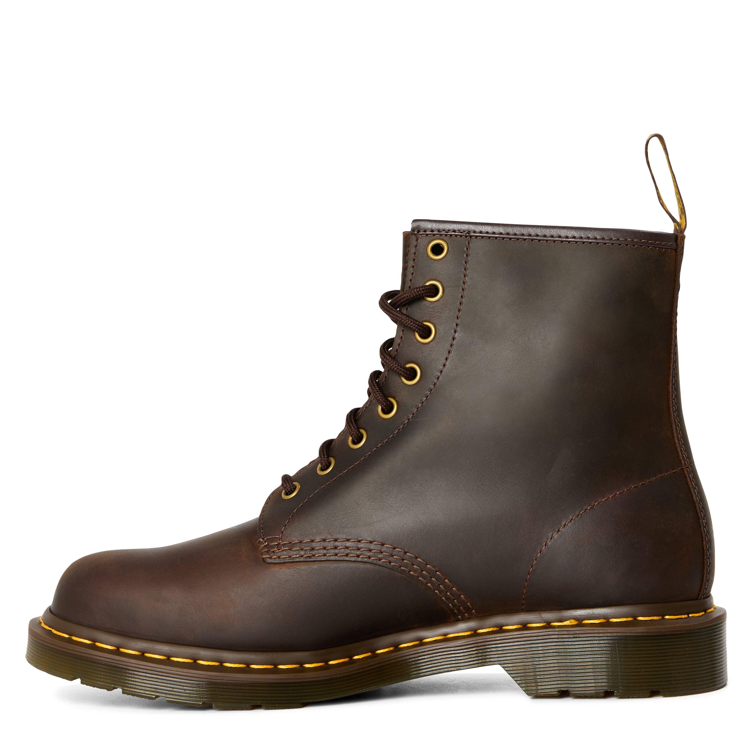 Brown Horse - Dr Martens - 1460 Leather Lace-up Boots - 2