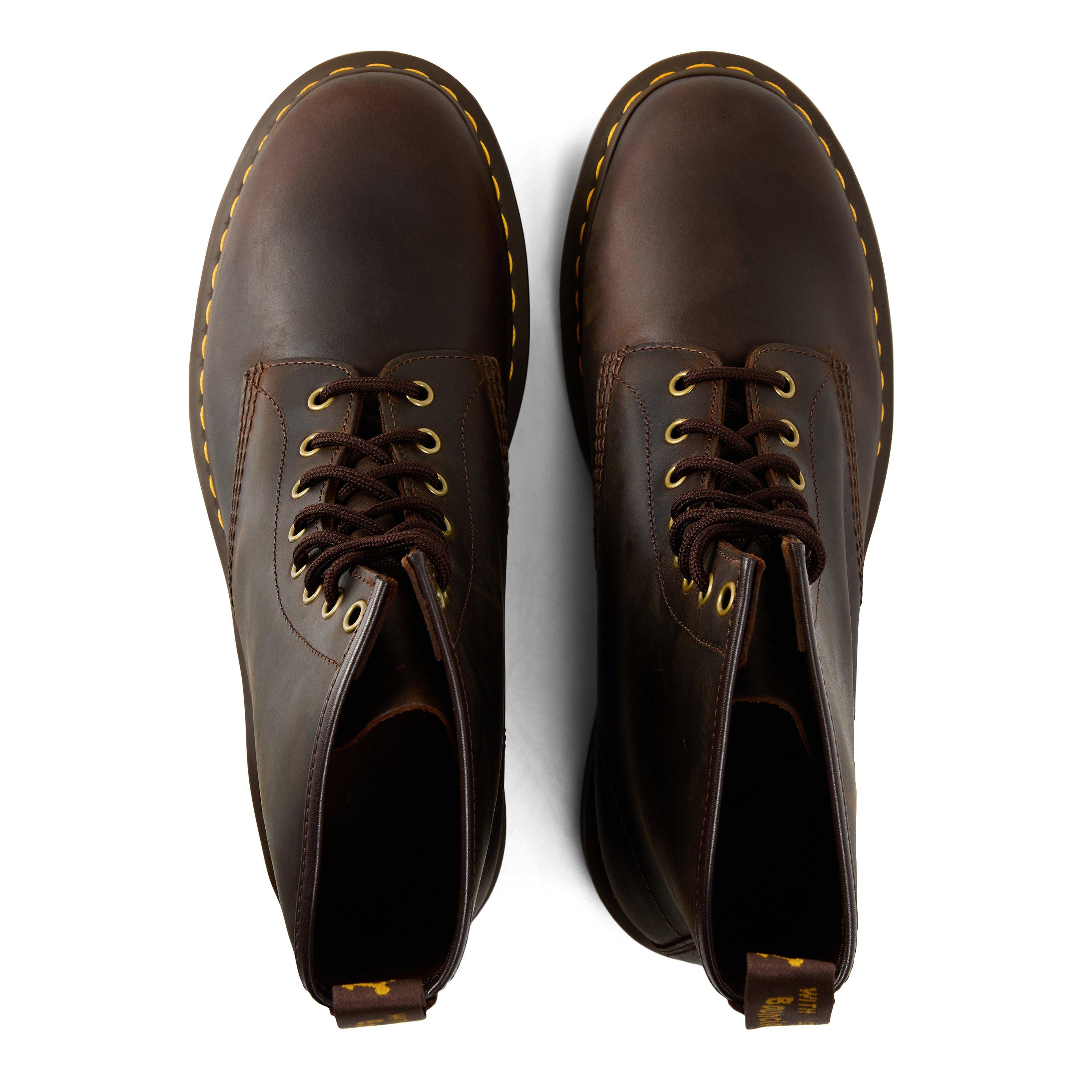 Brown Horse - Dr Martens - 1460 Leather Lace-up Boots - 4