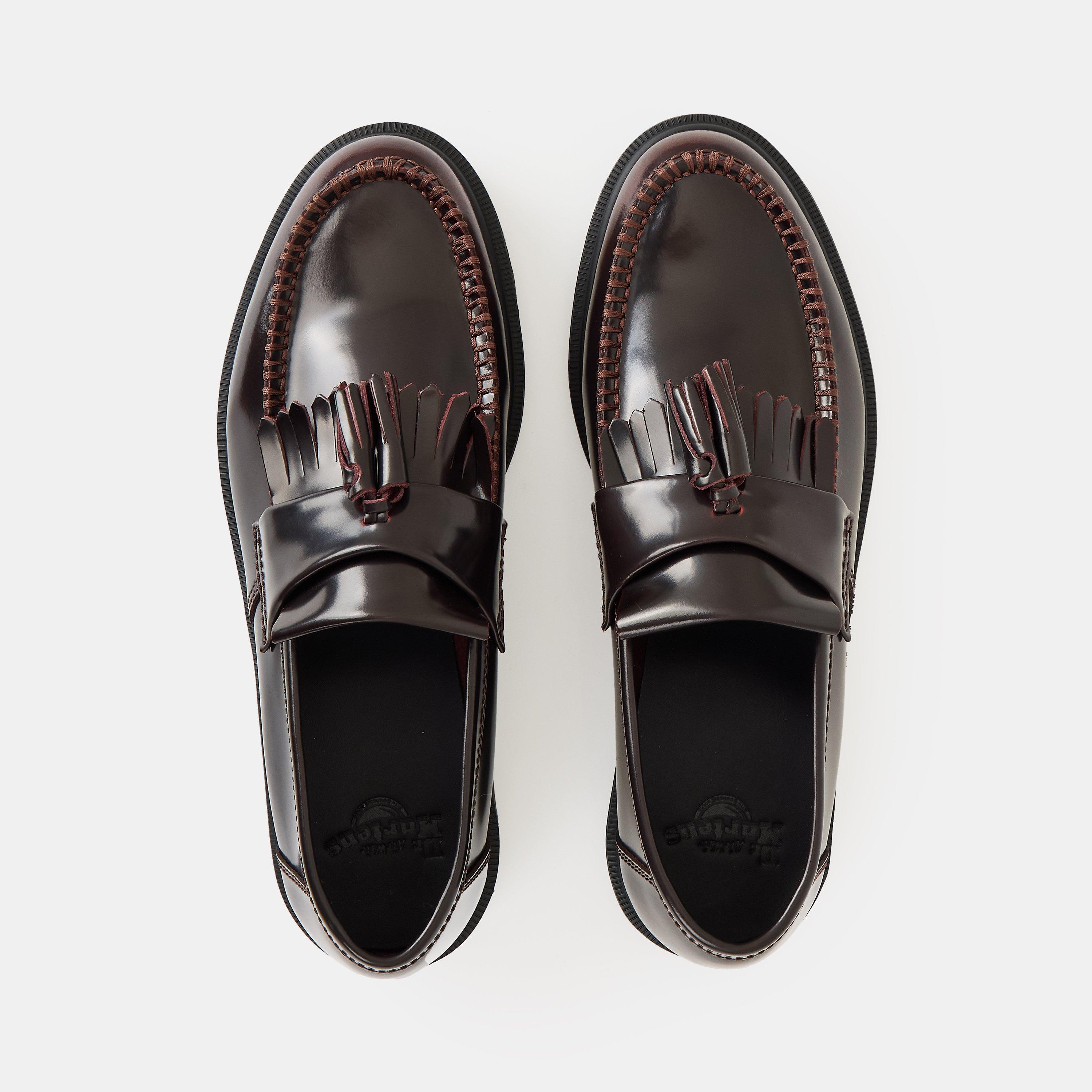 Cherry Red - Dr Martens - Adrian Tassle Loafer - 4