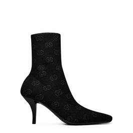 Gucci Gg Knit Ankle Boot