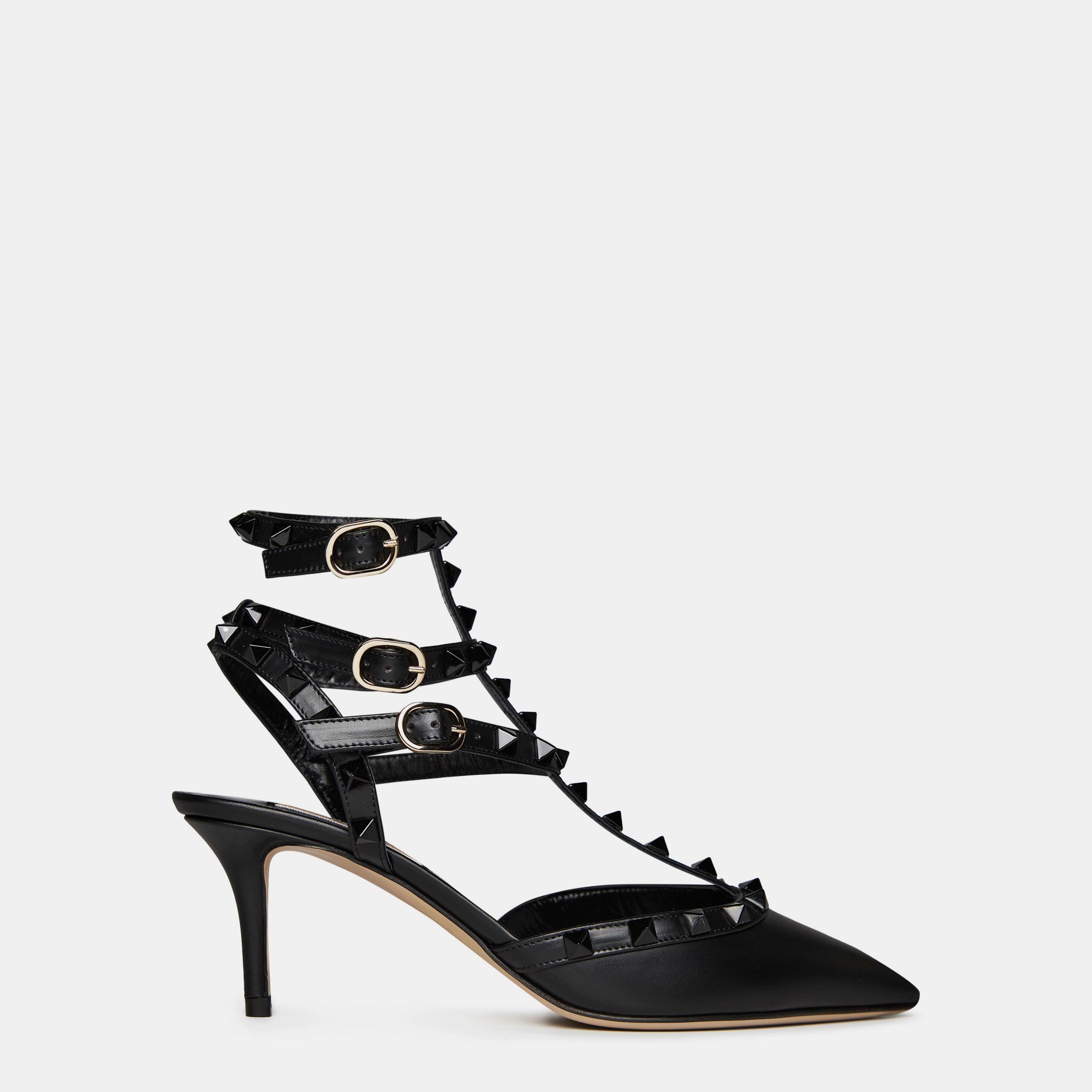 Nero 0NO - Valentino Garavani - Rockstud Cage Pumps - 1