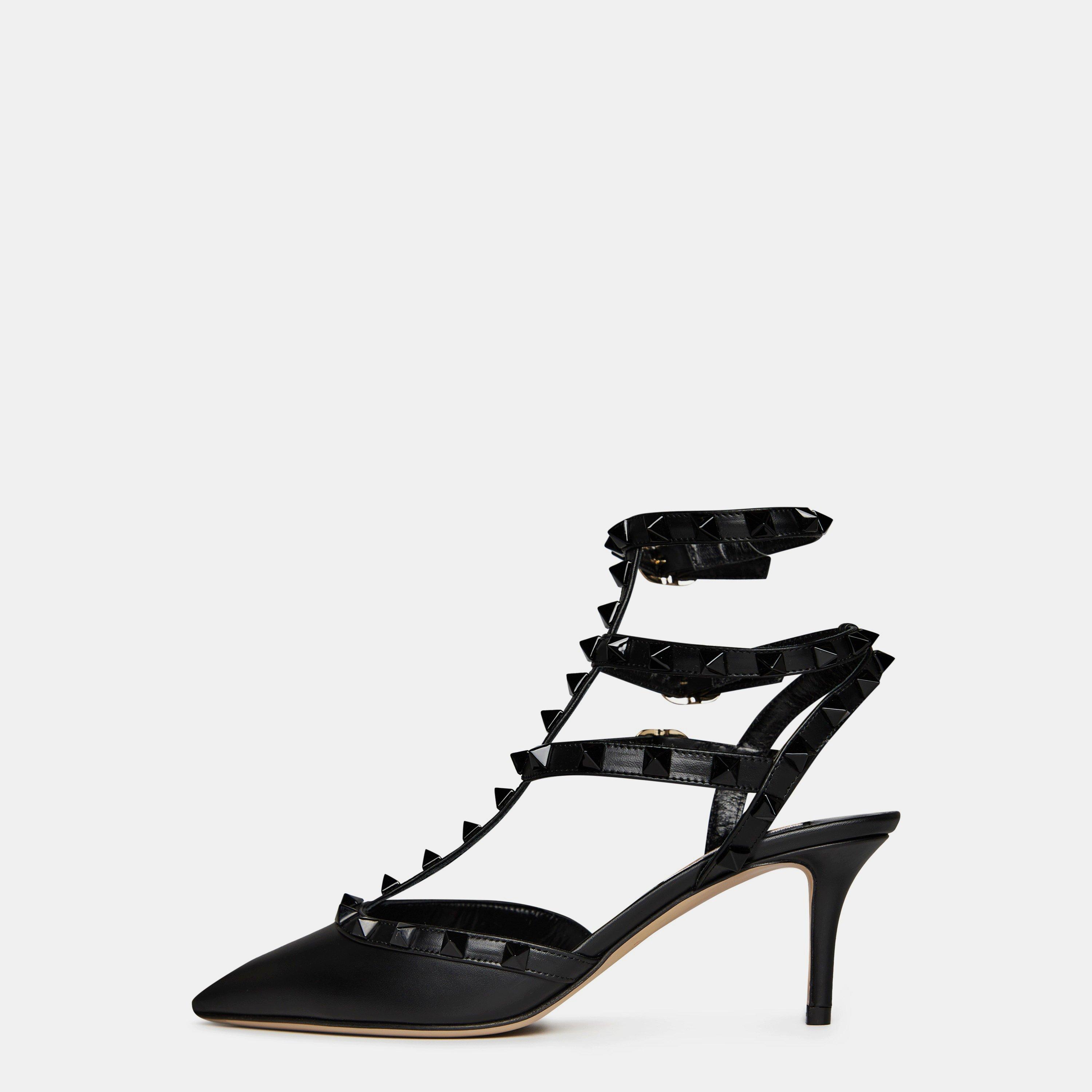 Nero 0NO - Valentino Garavani - Rockstud Cage Pumps - 2