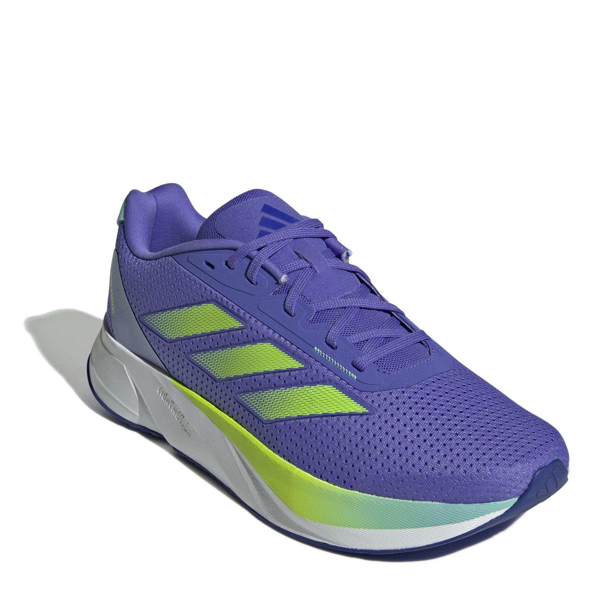 Blue/Lemon/Aqua - adidas - Duramo SL Mens Running Shoes - 3