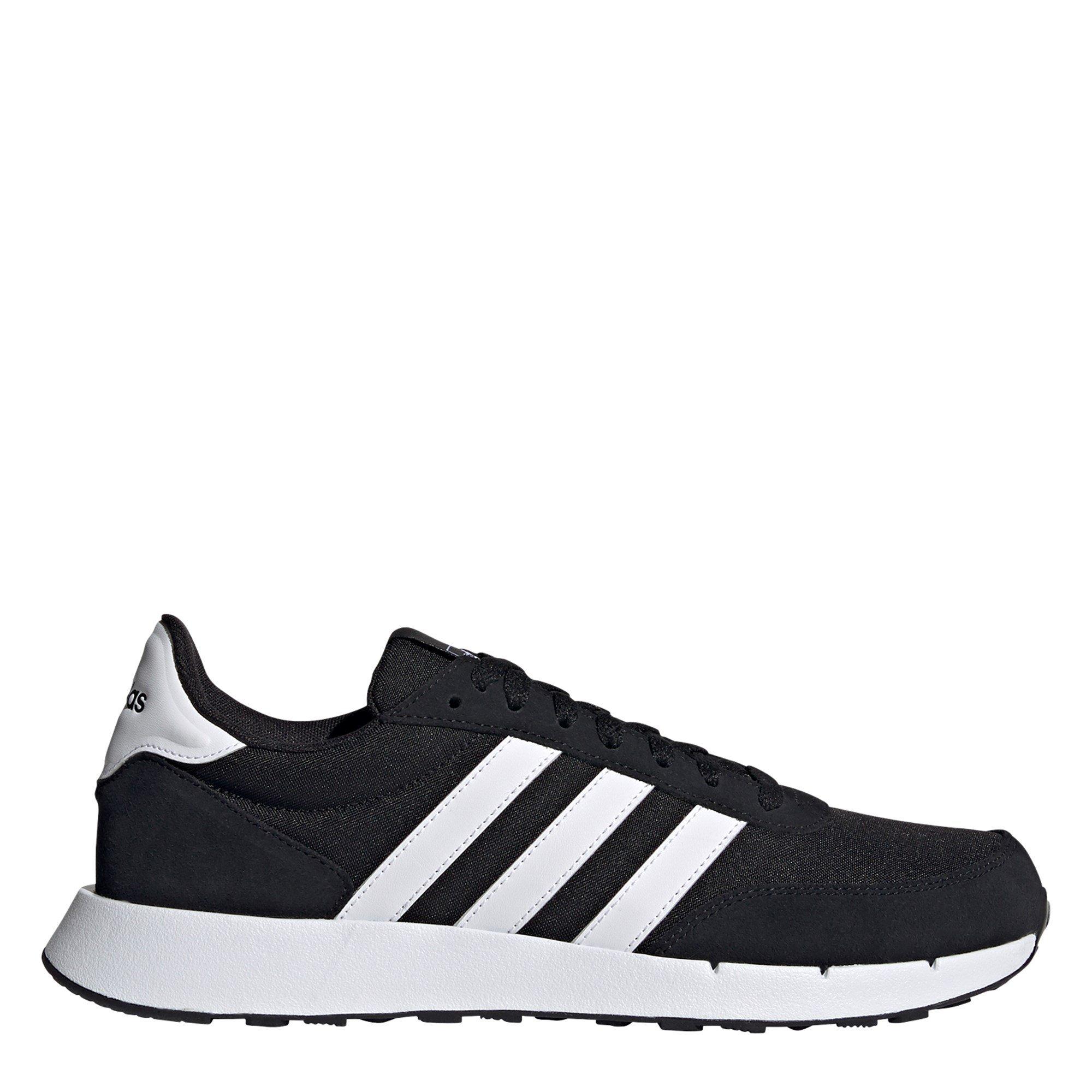 Adidas  Run 60S 2.0 Shoes - Black/White - 8.5 (42.7)