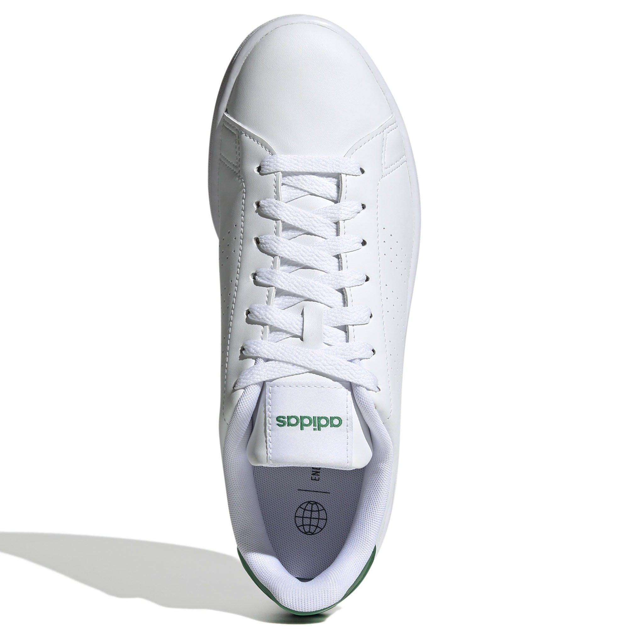 Adidas advantage white green sale