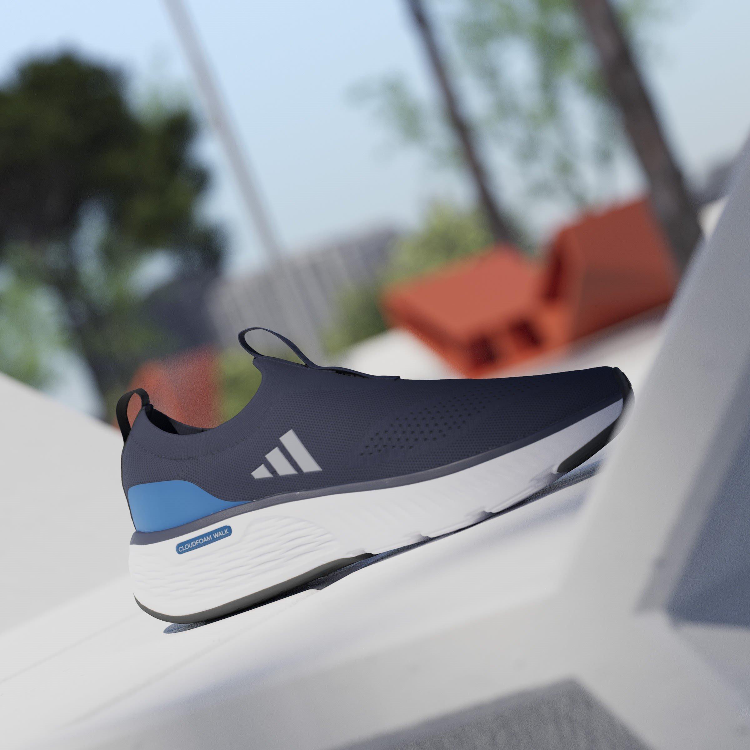 D.Blue/Silv/Blk - adidas - Cloudfoam Go Mens Shoes - 10