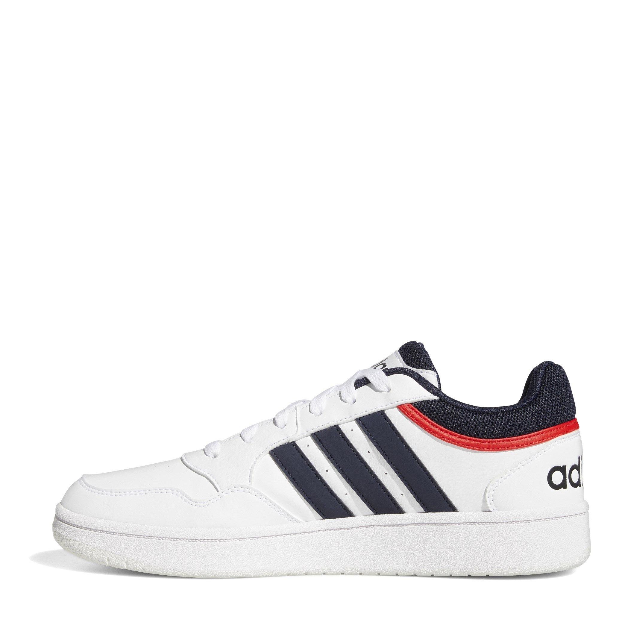Weiß/Blau/Rot - adidas - Hoops 3.0 Trainers Mens - 2