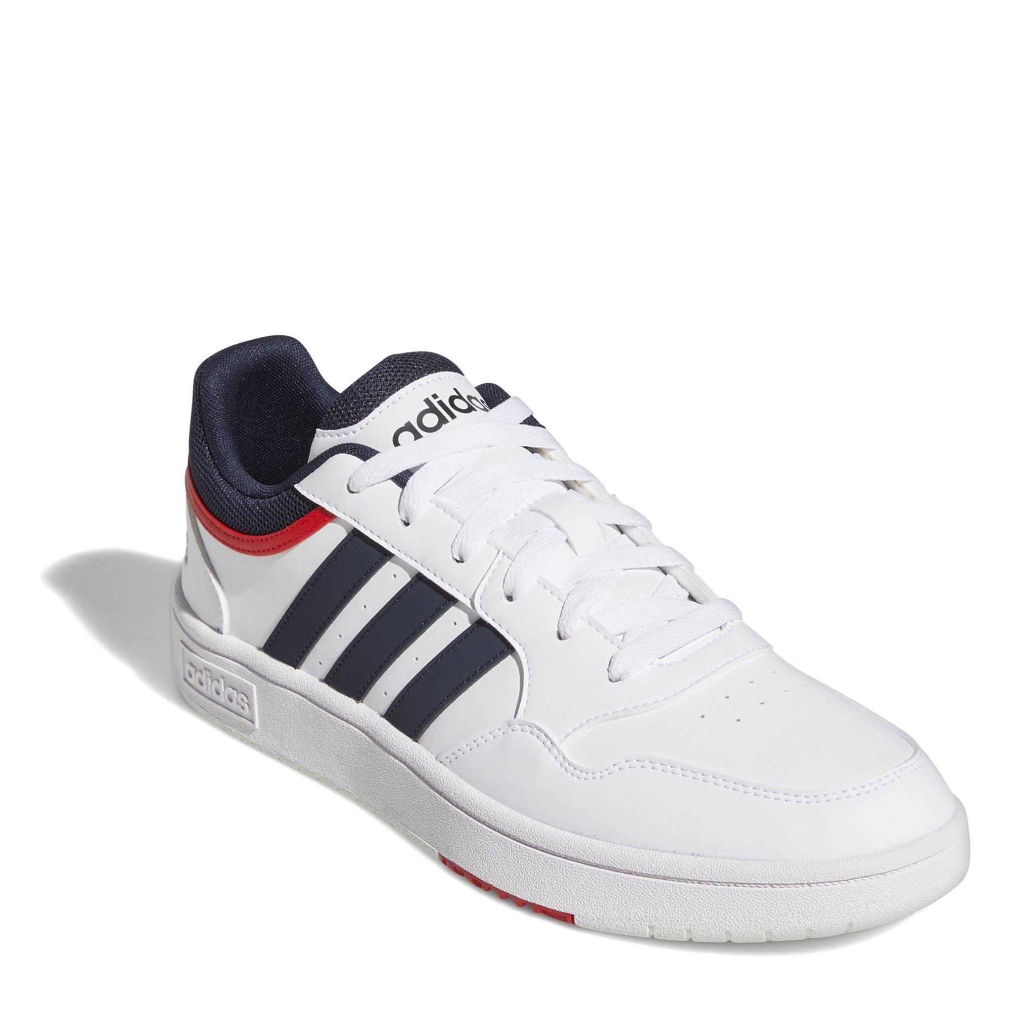 Weiß/Blau/Rot - adidas - Hoops 3.0 Trainers Mens - 3